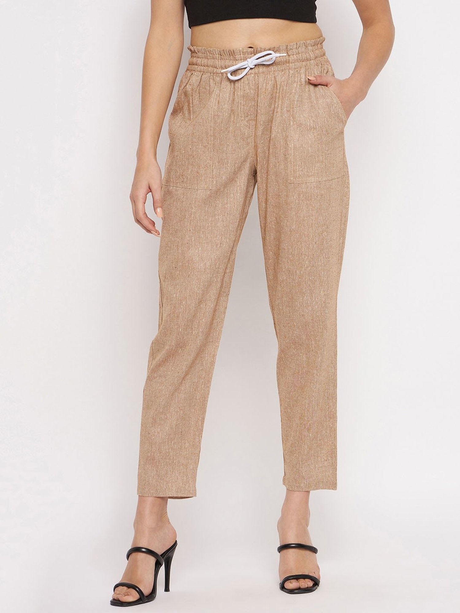 Womens Brown Trousers  MS