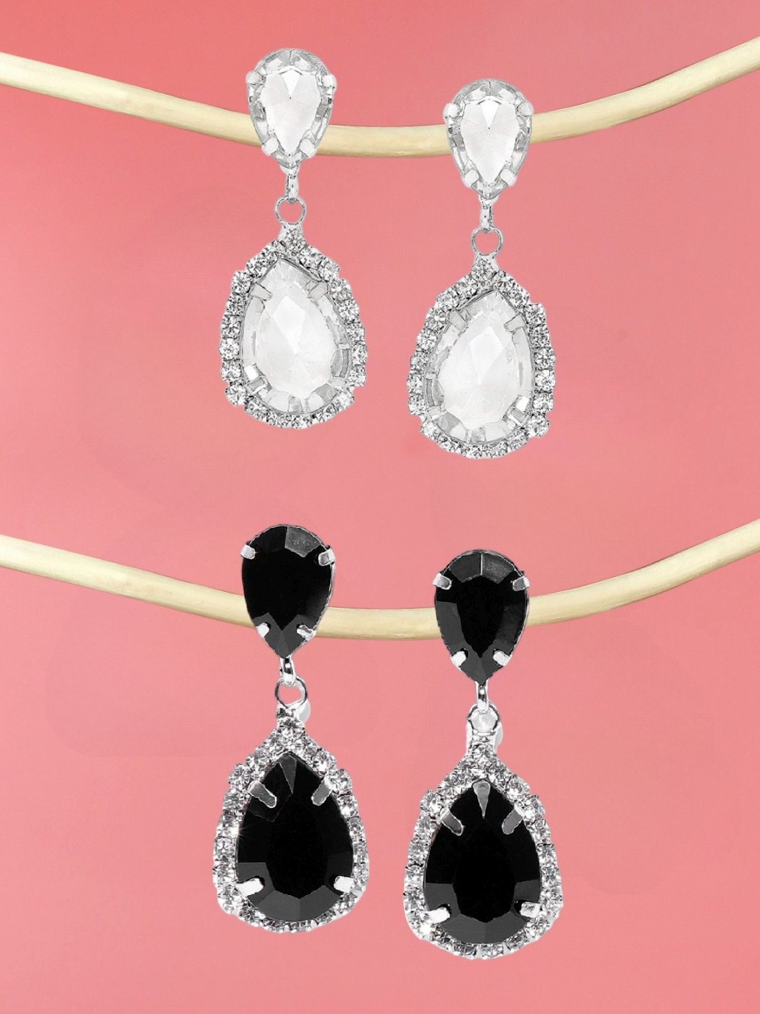 Black Coral Tear Drops | Maloy's Jewelry