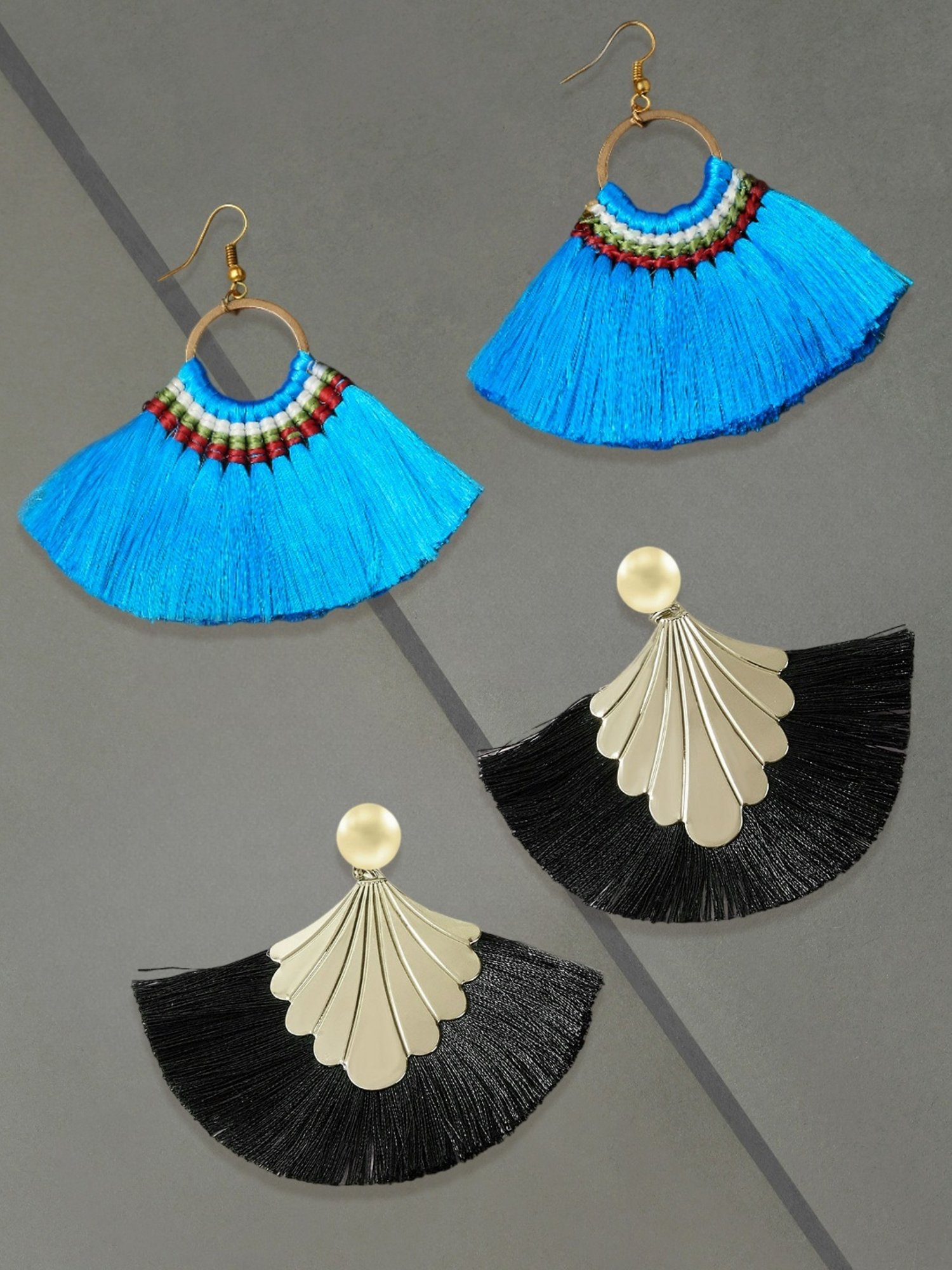 Fan Tassel Earrings – Ahwenepa.com