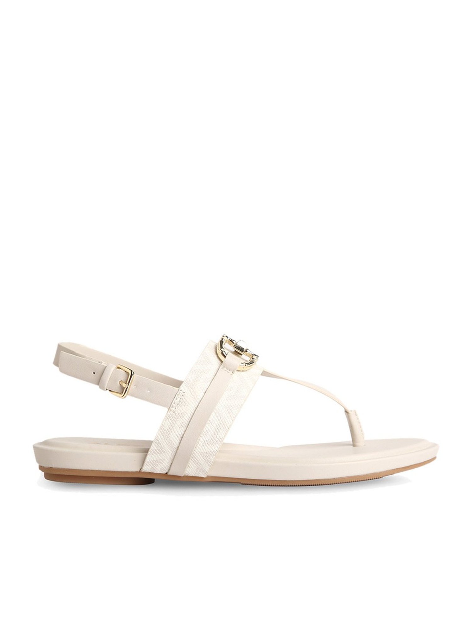 Coach white online sandals