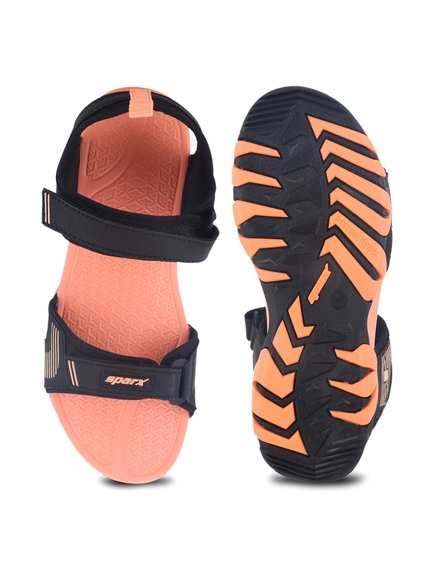 Buy Sparx Dark Grey Neon Orange Floater Sandals for Men at Best Price @  Tata CLiQ