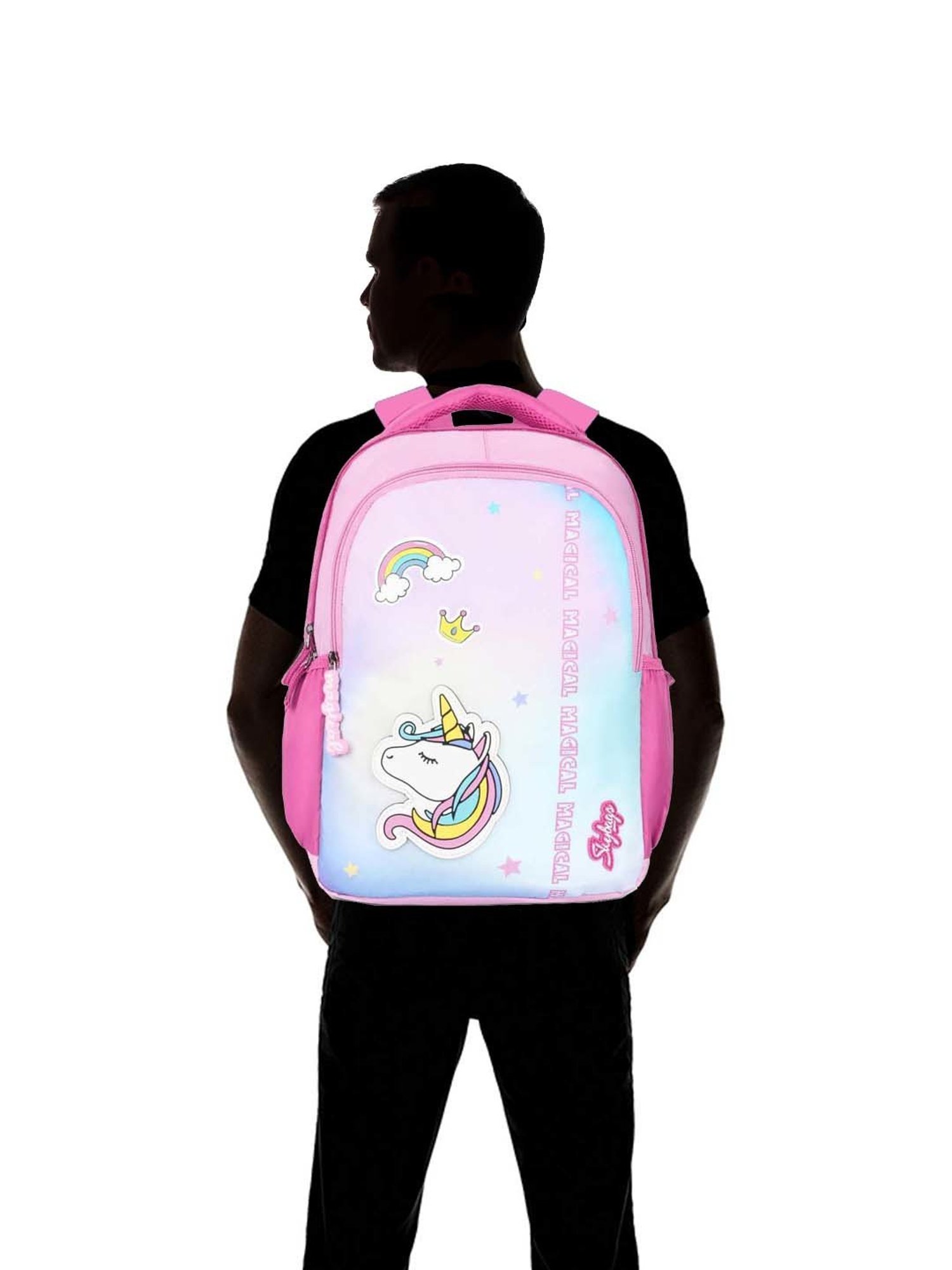 SKYBAGS bubbles unicorn 03 20 L Backpack pink - Price in India