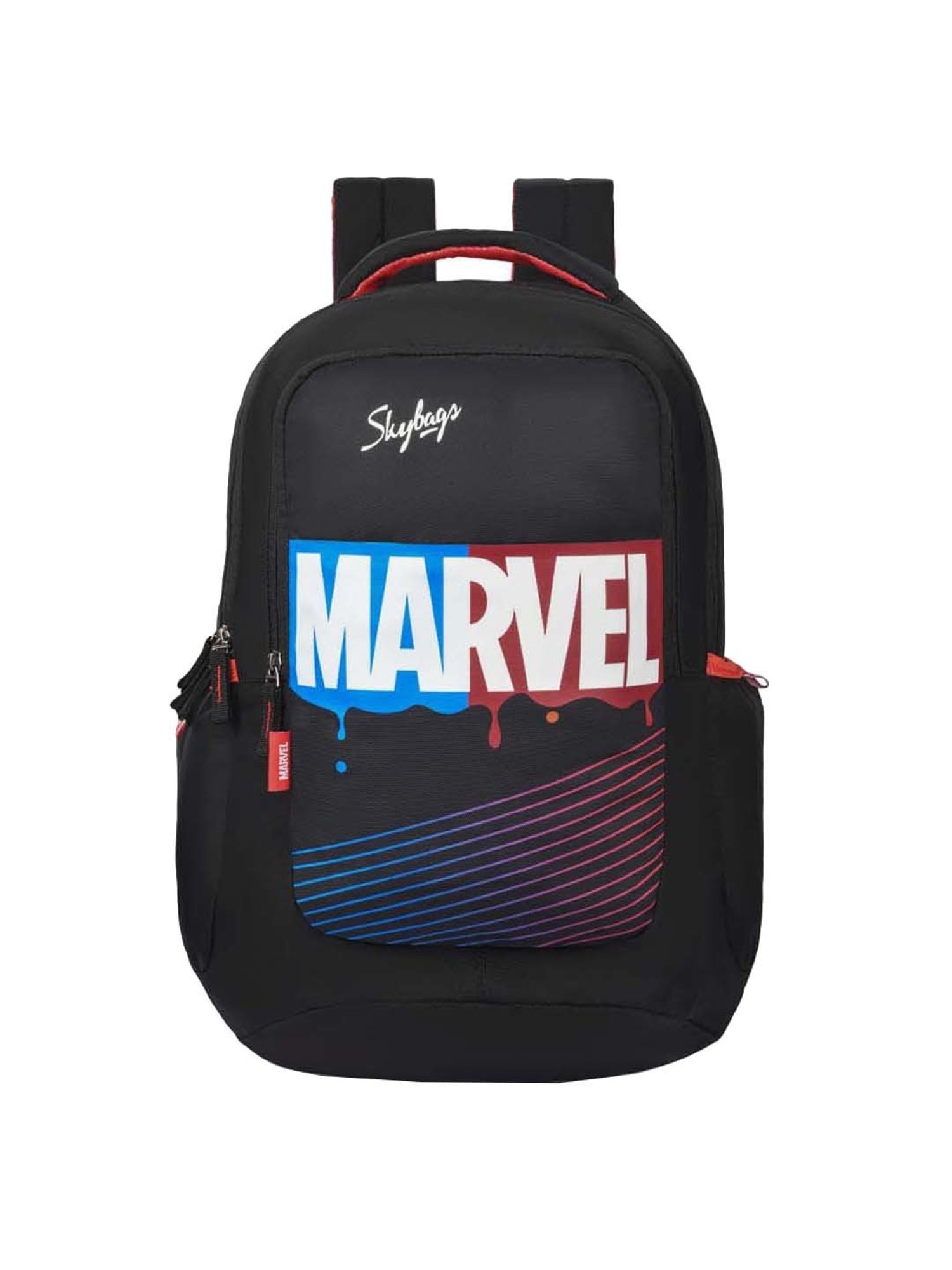 Buy Skybags Marvel 30 Ltrs Black Medium Backpack Online At Best