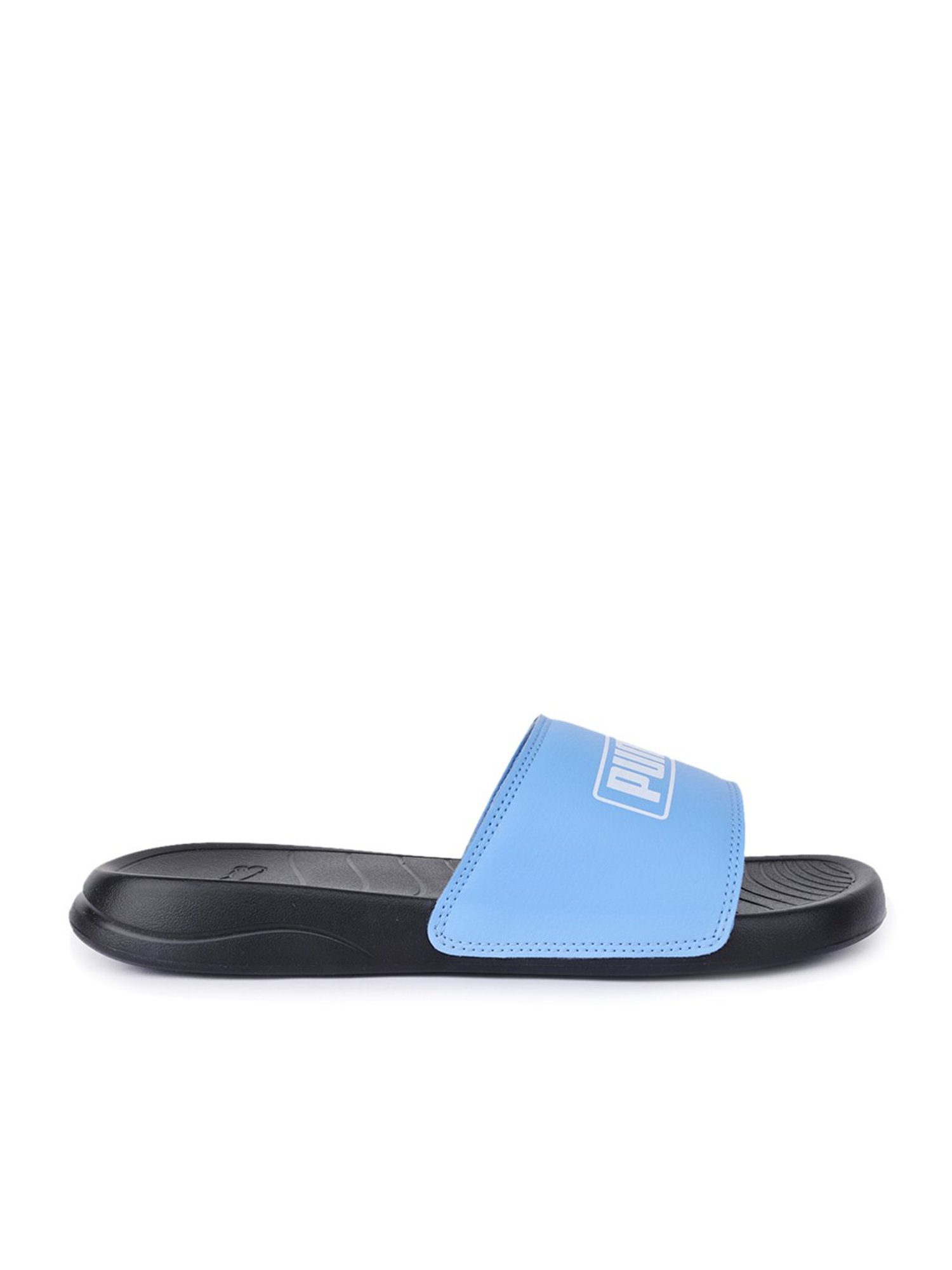 Puma blue slide deals flip flop