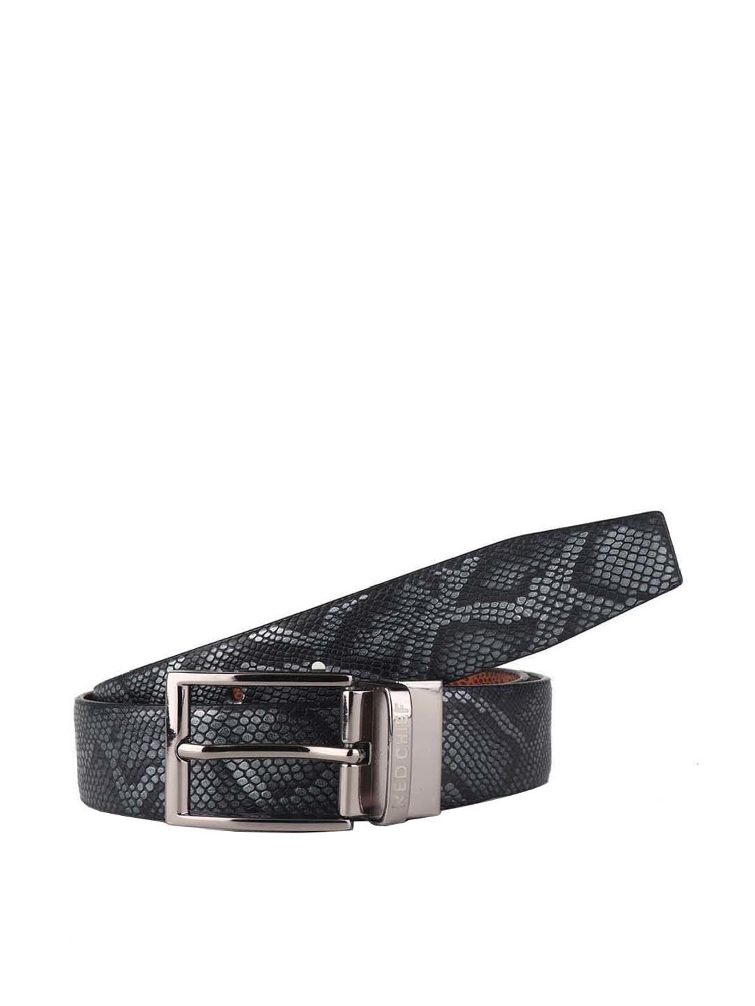 BURBERRY Check And Leather Reversible Belt