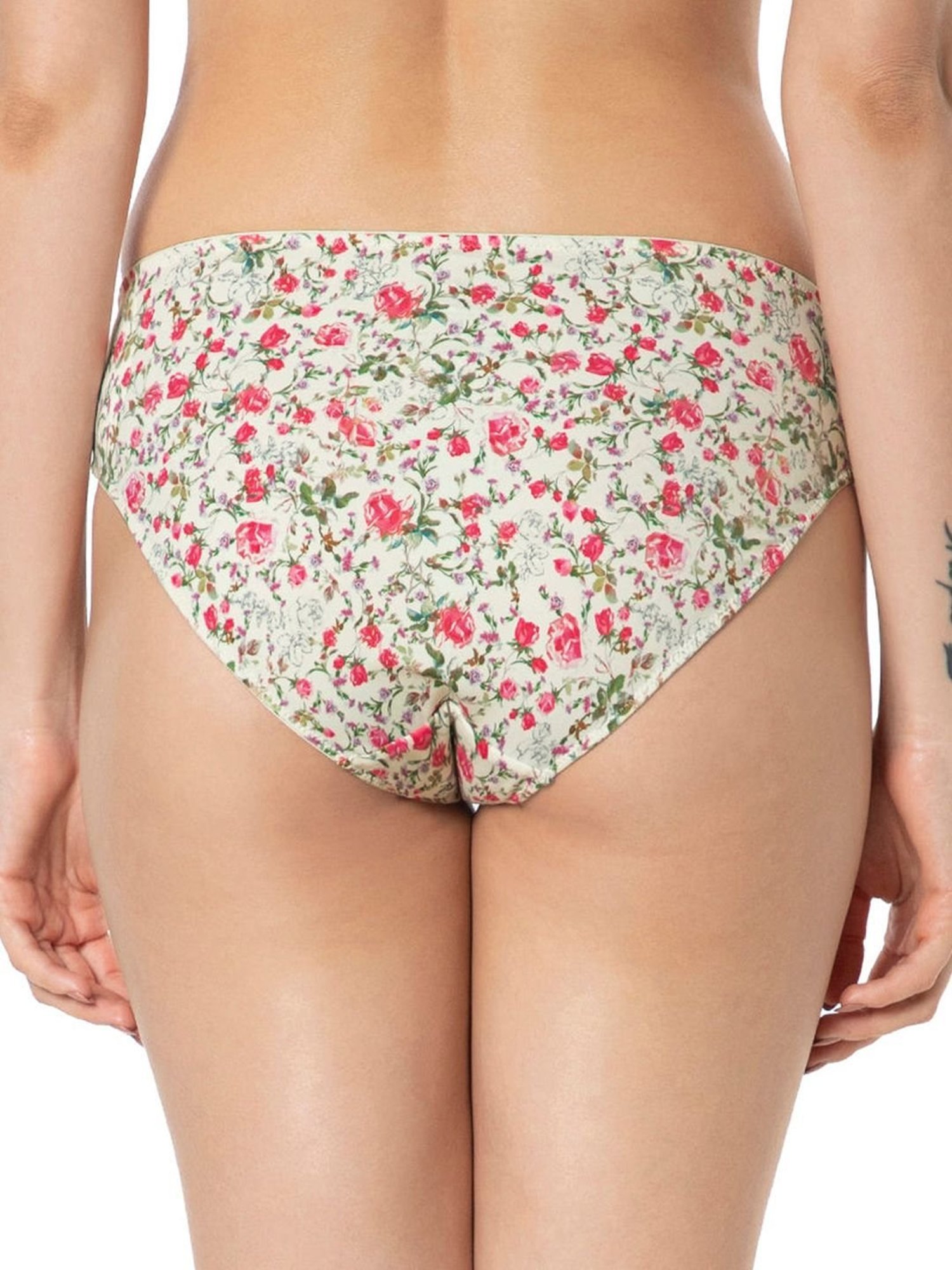 Buy Amante Off-White Floral Print Bikini Panty for Women Online @ Tata CLiQ