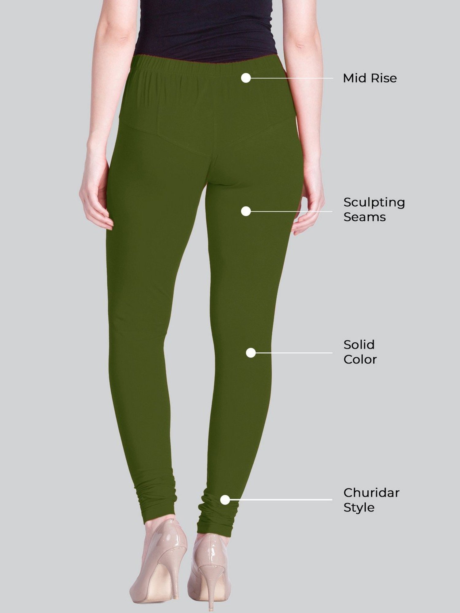 Buy Ms.Lingies Green Cotton Leggings for Women Online @ Tata CLiQ