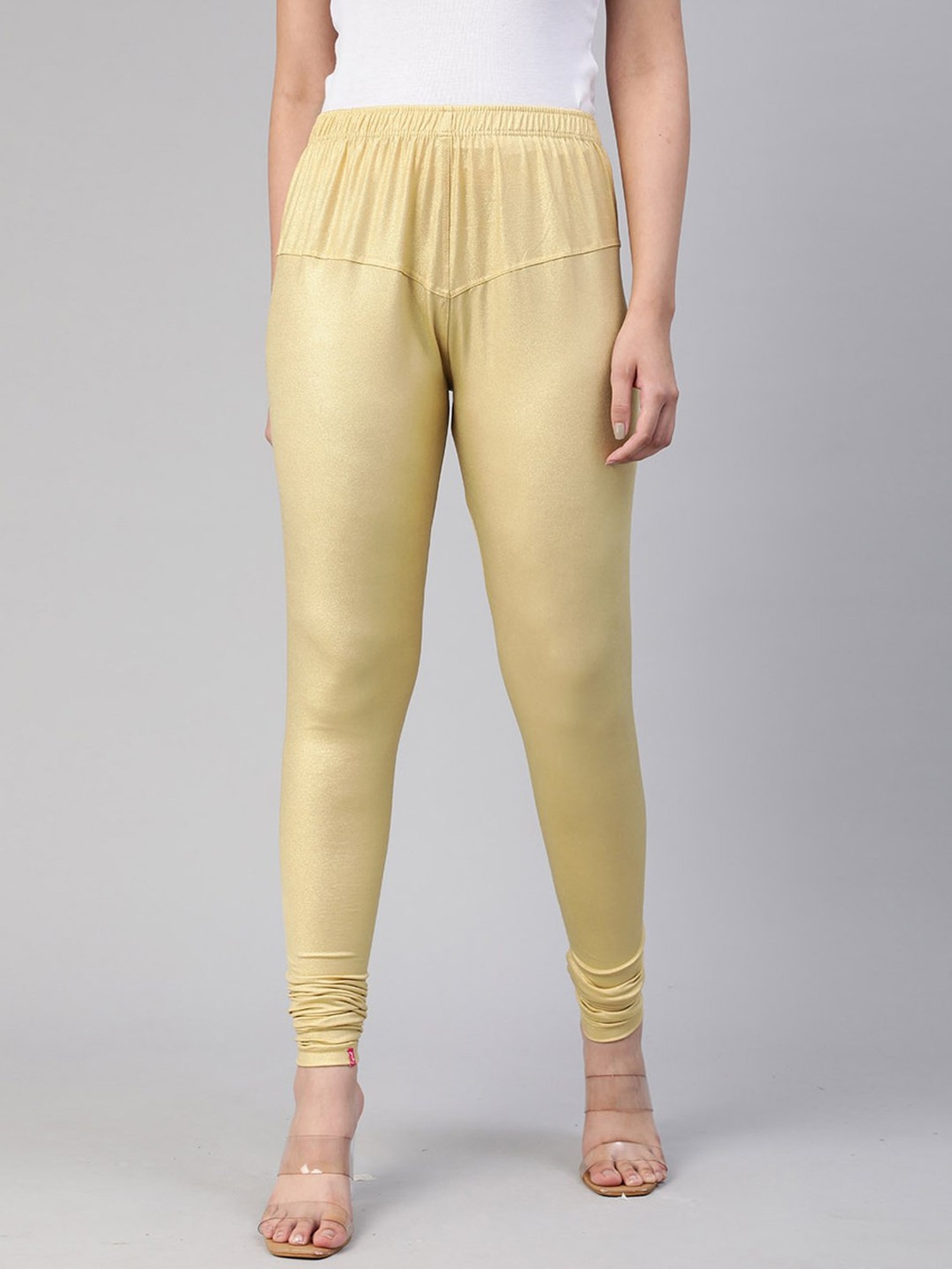 Shimmer Leggings Golden Color Plain Leggings For Girl – Lady India-cokhiquangminh.vn