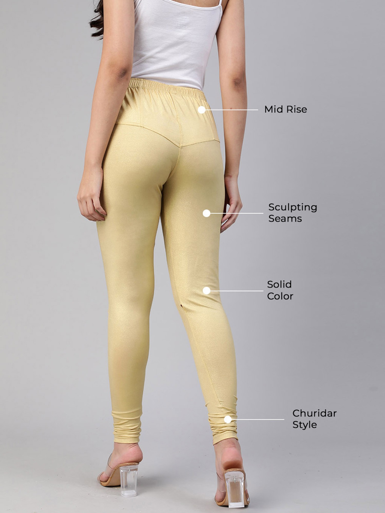Amazon.in: Lyra Leggings For Women Golden Colour