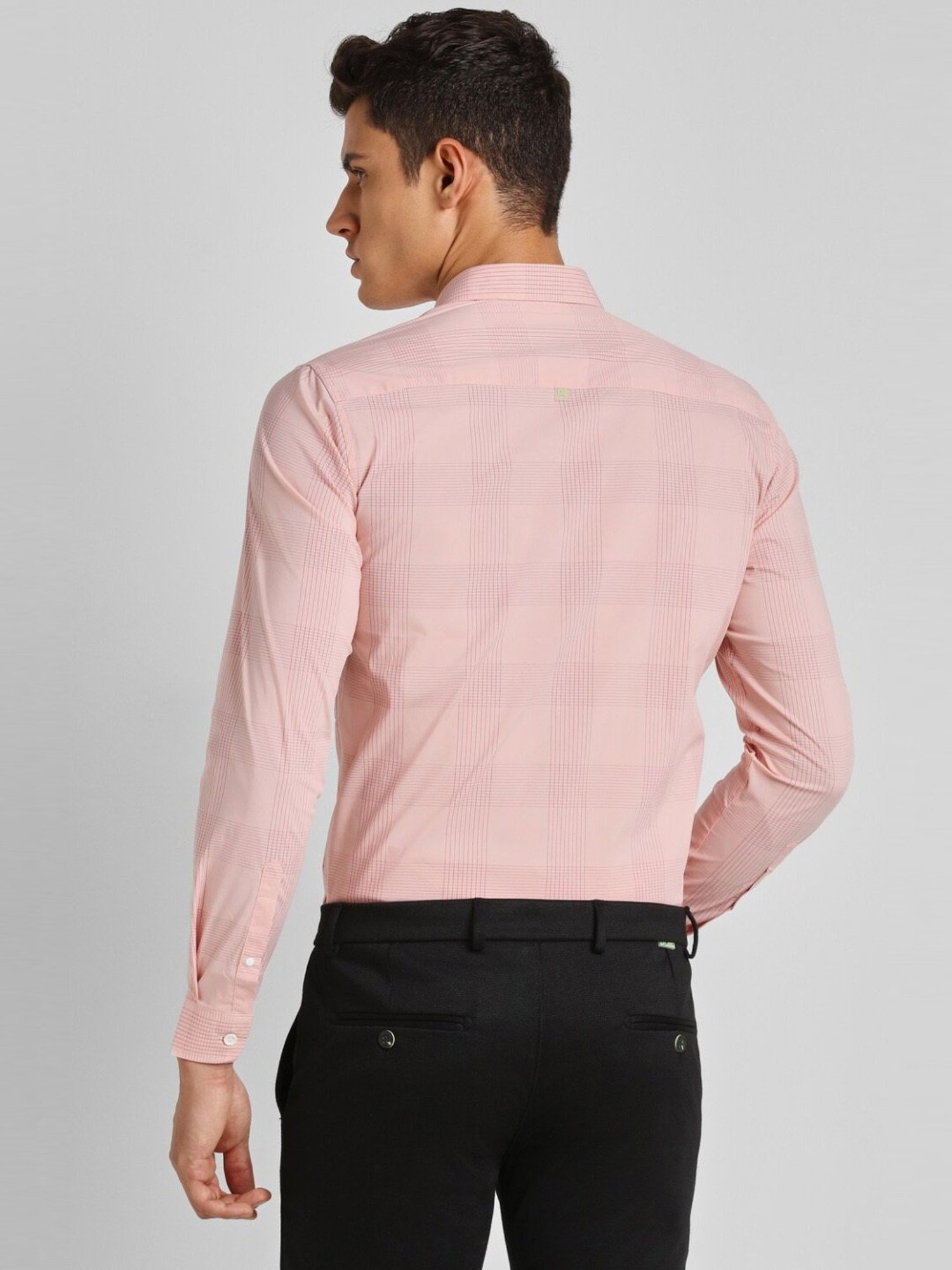 Buy Peter England Mens Solid Slim Fit Shirt PESFMSLBA25112Maroon at  Amazonin