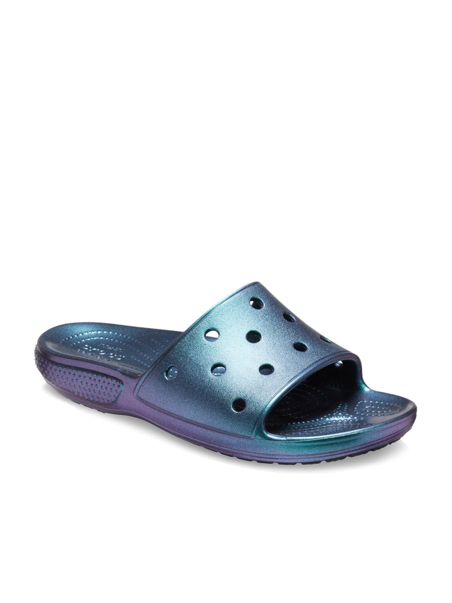 Classic crocs 2024 iridescent slide