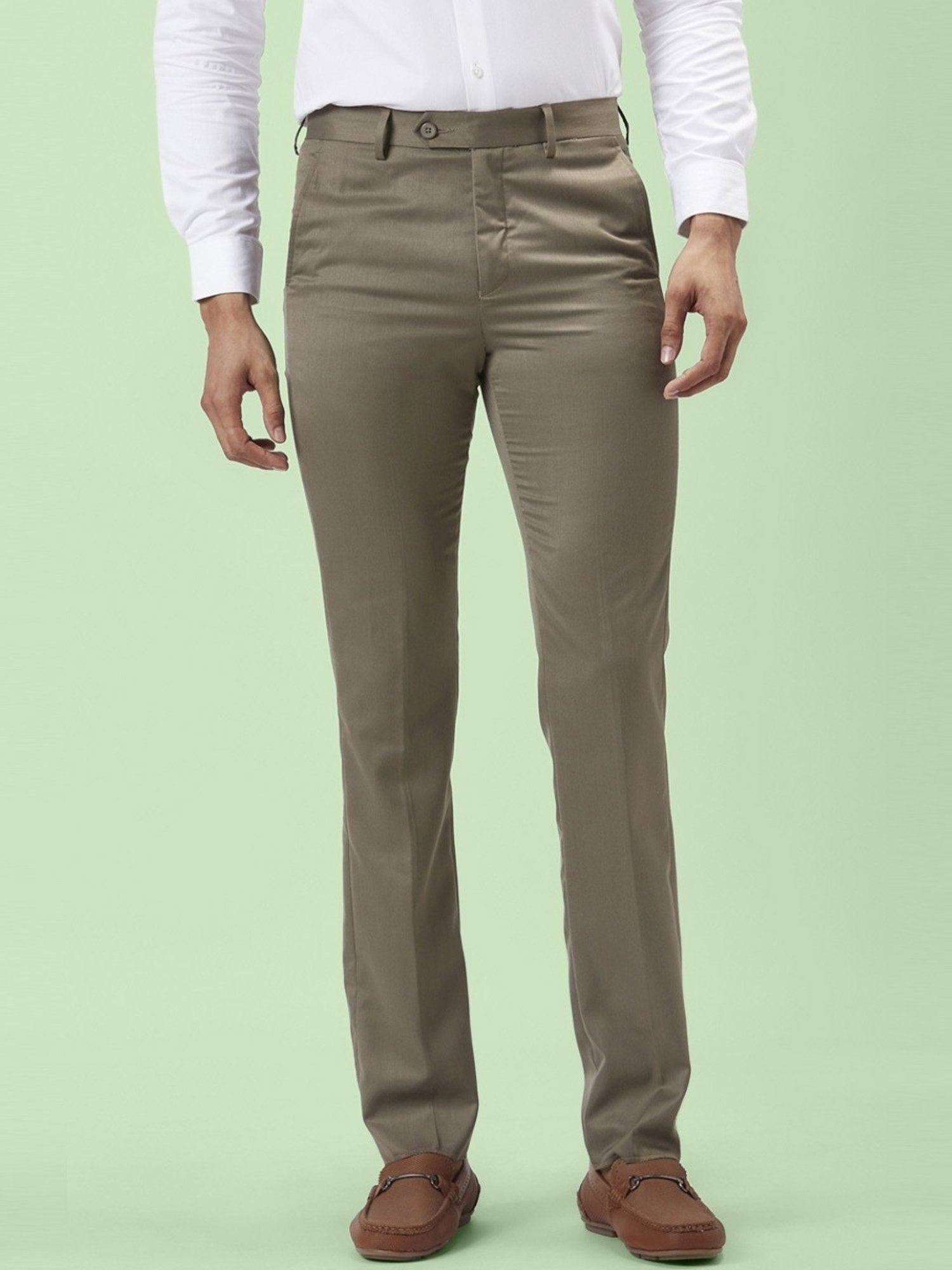 FASHIONWT Men Chino Print Pantaloons Pants Slash Pocket Mid Waist Tight  Suit Pants - Walmart.com