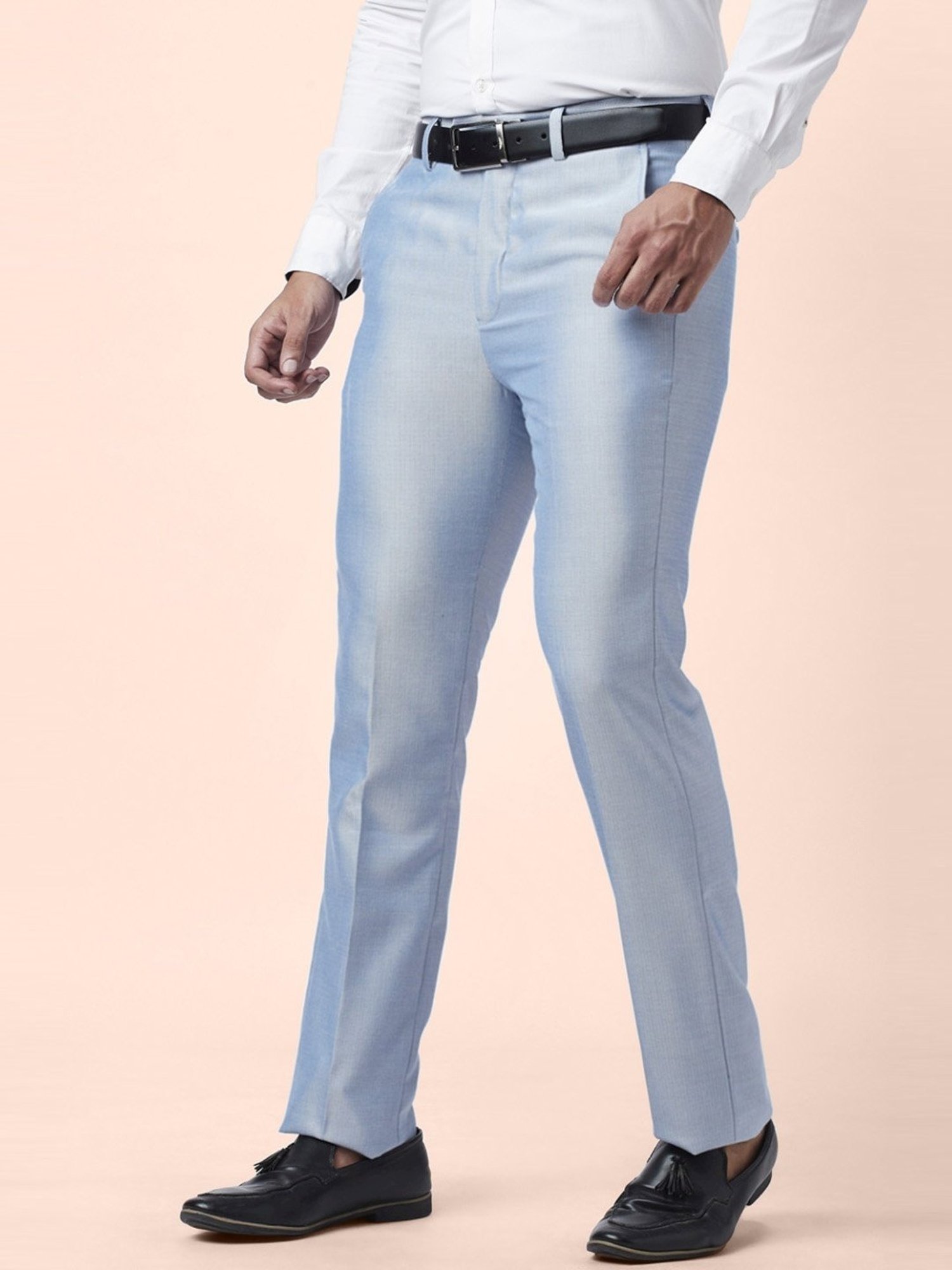 Light Blue Corduroy Pants – StudioSuits