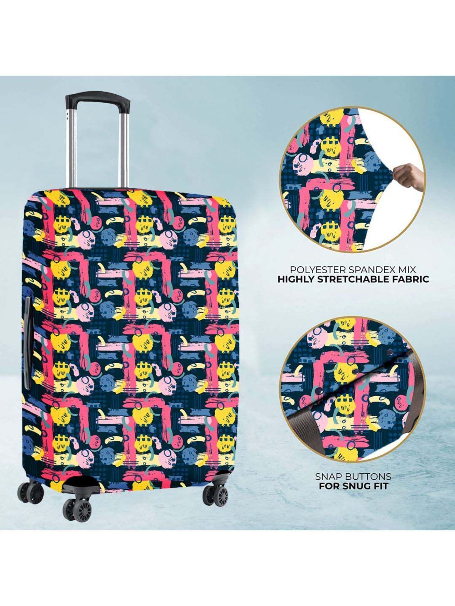 Buy Nasher Miles Small Protective Luggage Cover - Coral Design Online At  Best Price @ Tata CLiQ