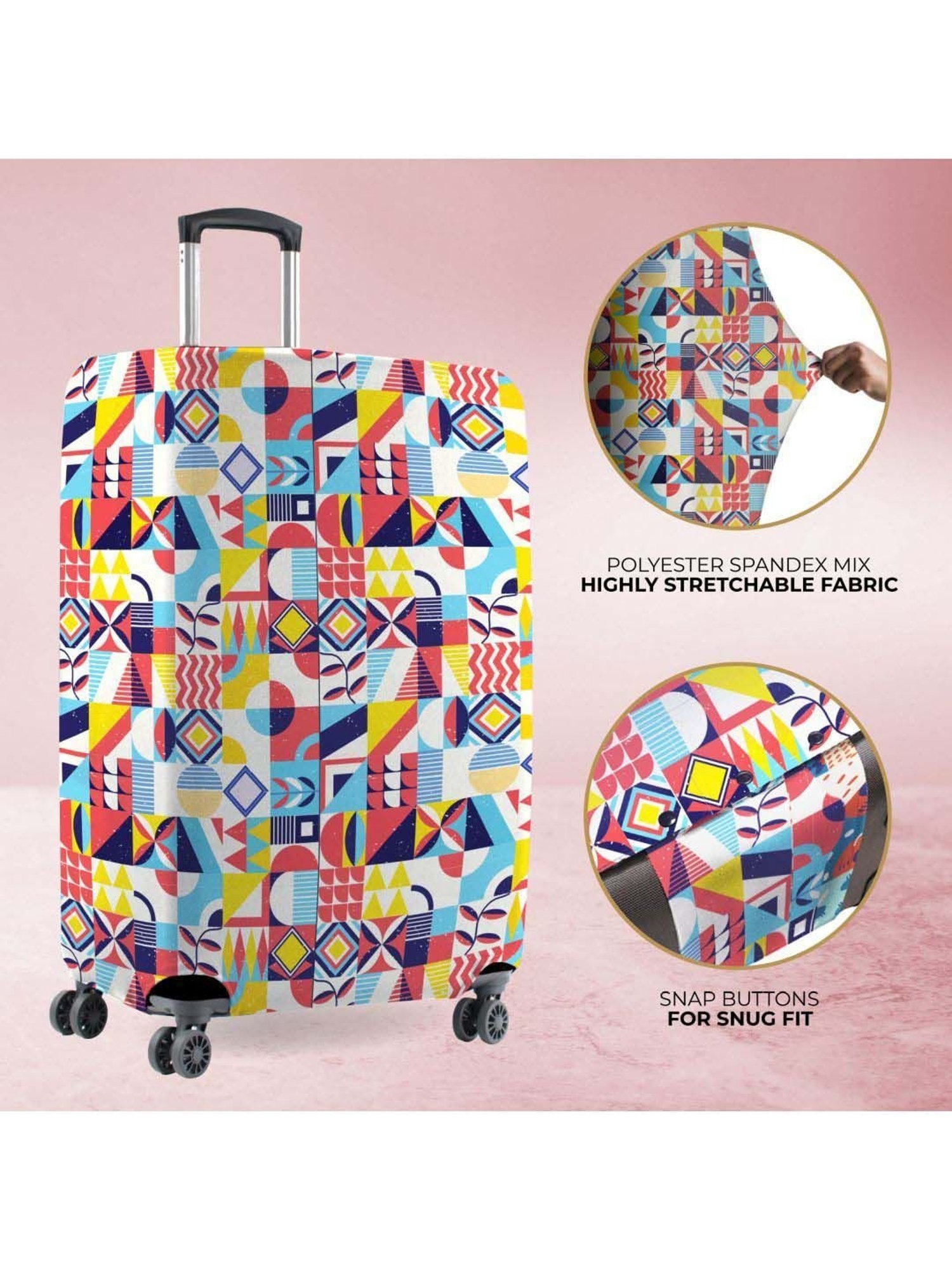 Buy Nasher Miles Small Protective Luggage Cover - Coral Design Online At  Best Price @ Tata CLiQ