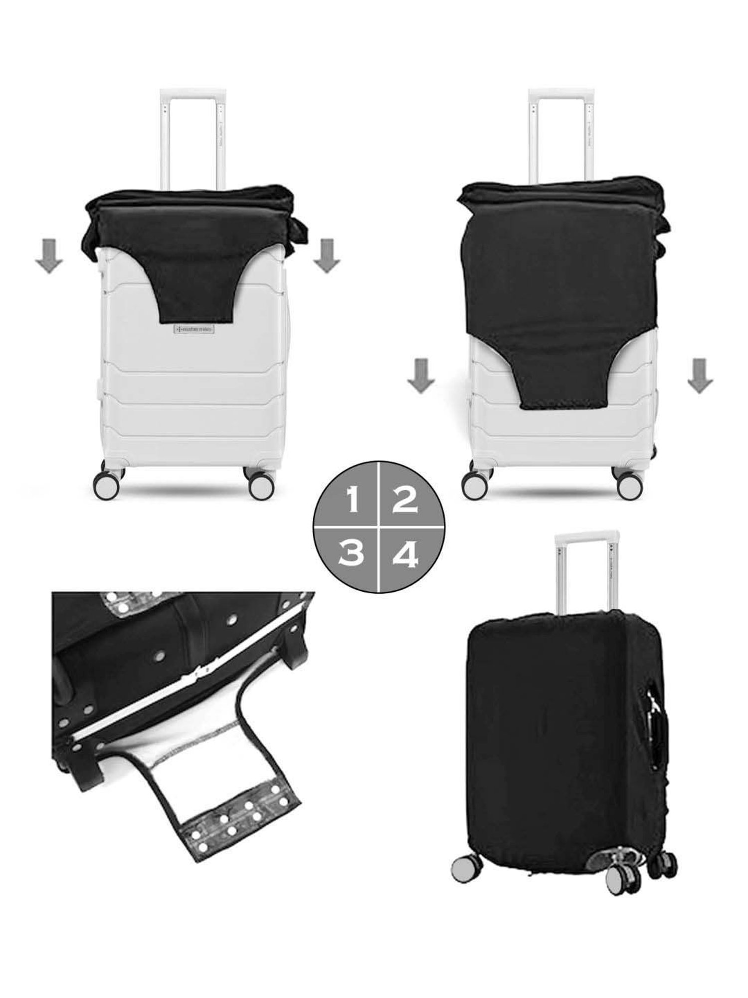 Buy Nasher Miles Polyester 55 cm (20 Inch) Small Protective Luggage Cover -  Japanese wave Design Online at Best Prices in India - JioMart.