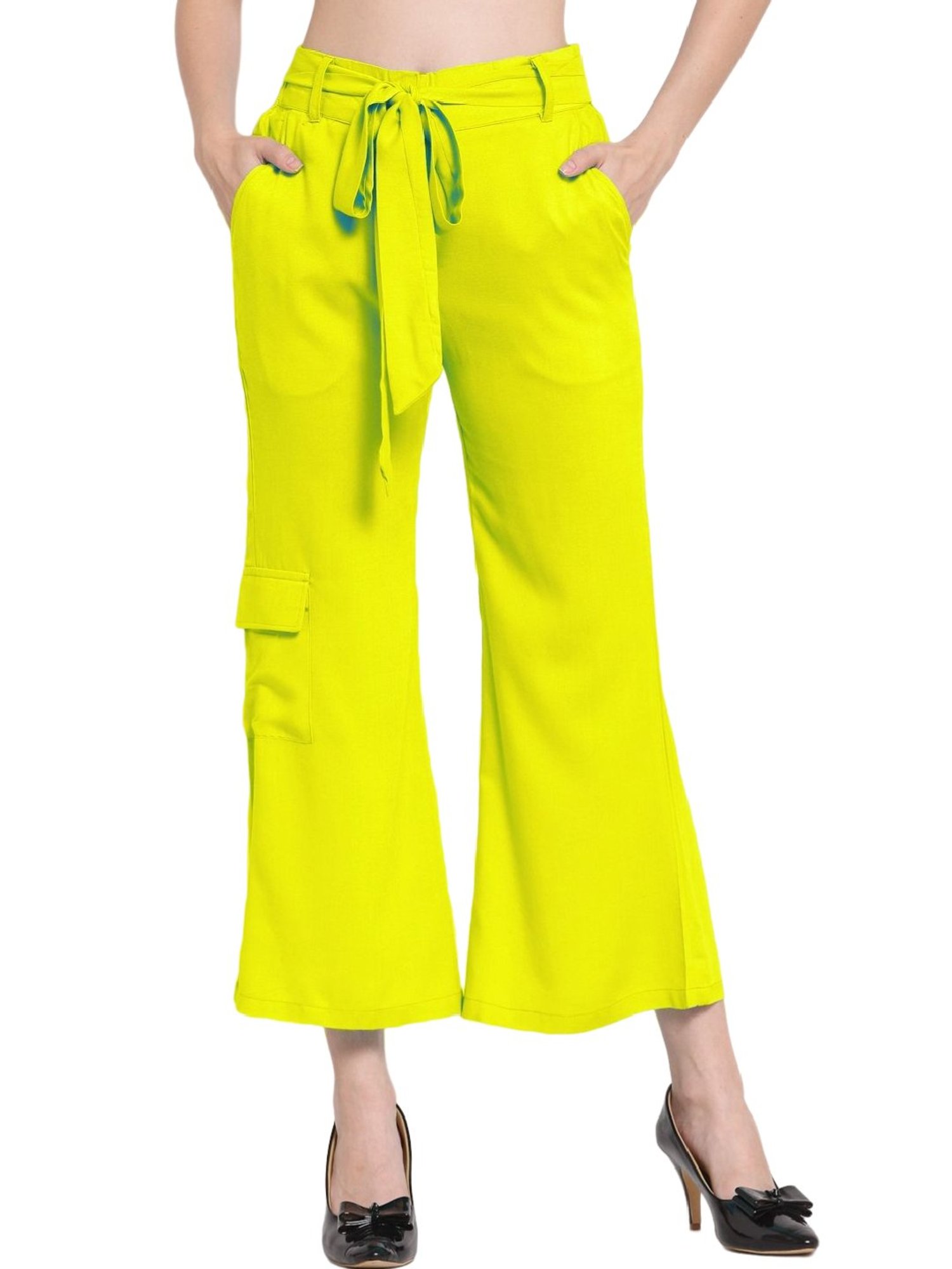 Womens Cargo Pants Yellow Bolf HM003 YELLOW