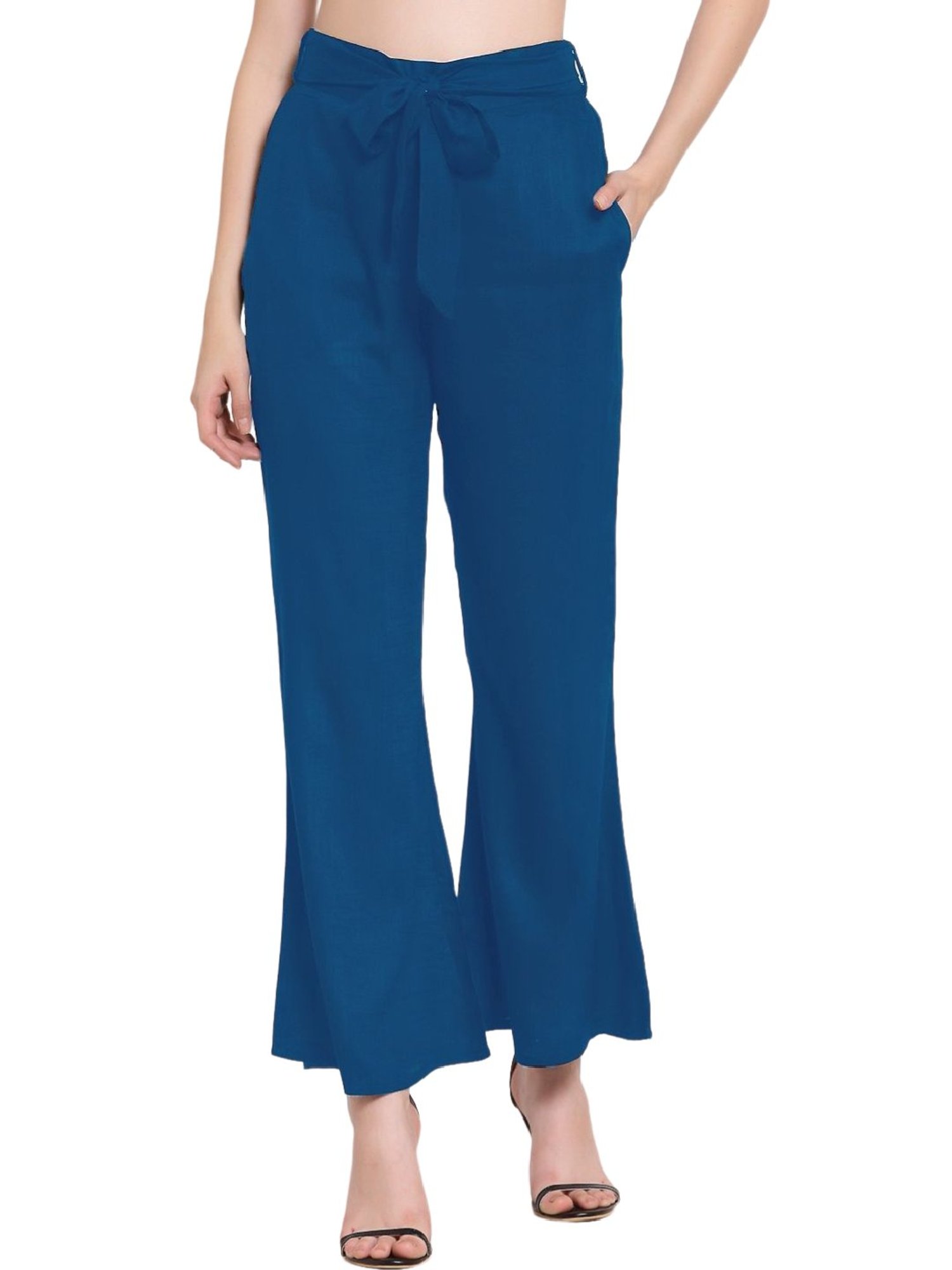 Buy next Women Grey Regular Fit Solid Bootcut Trousers online  Looksgudin