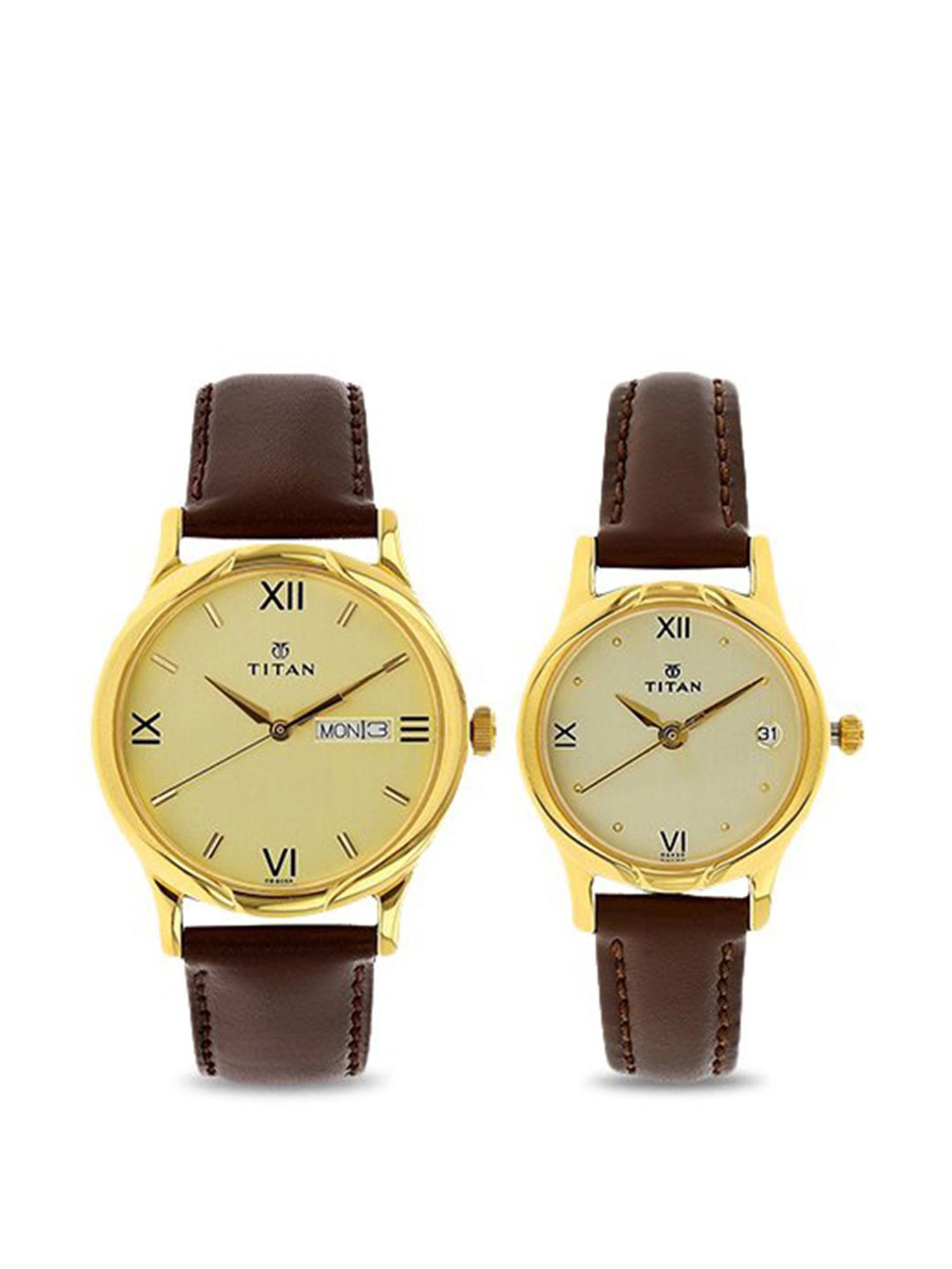 Watch for couple titan hot sale