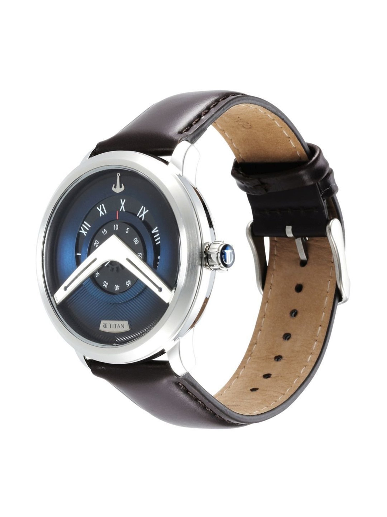 Titan Analog Blue Dial Men's Watch-1873KM02 : Amazon.in: Watches