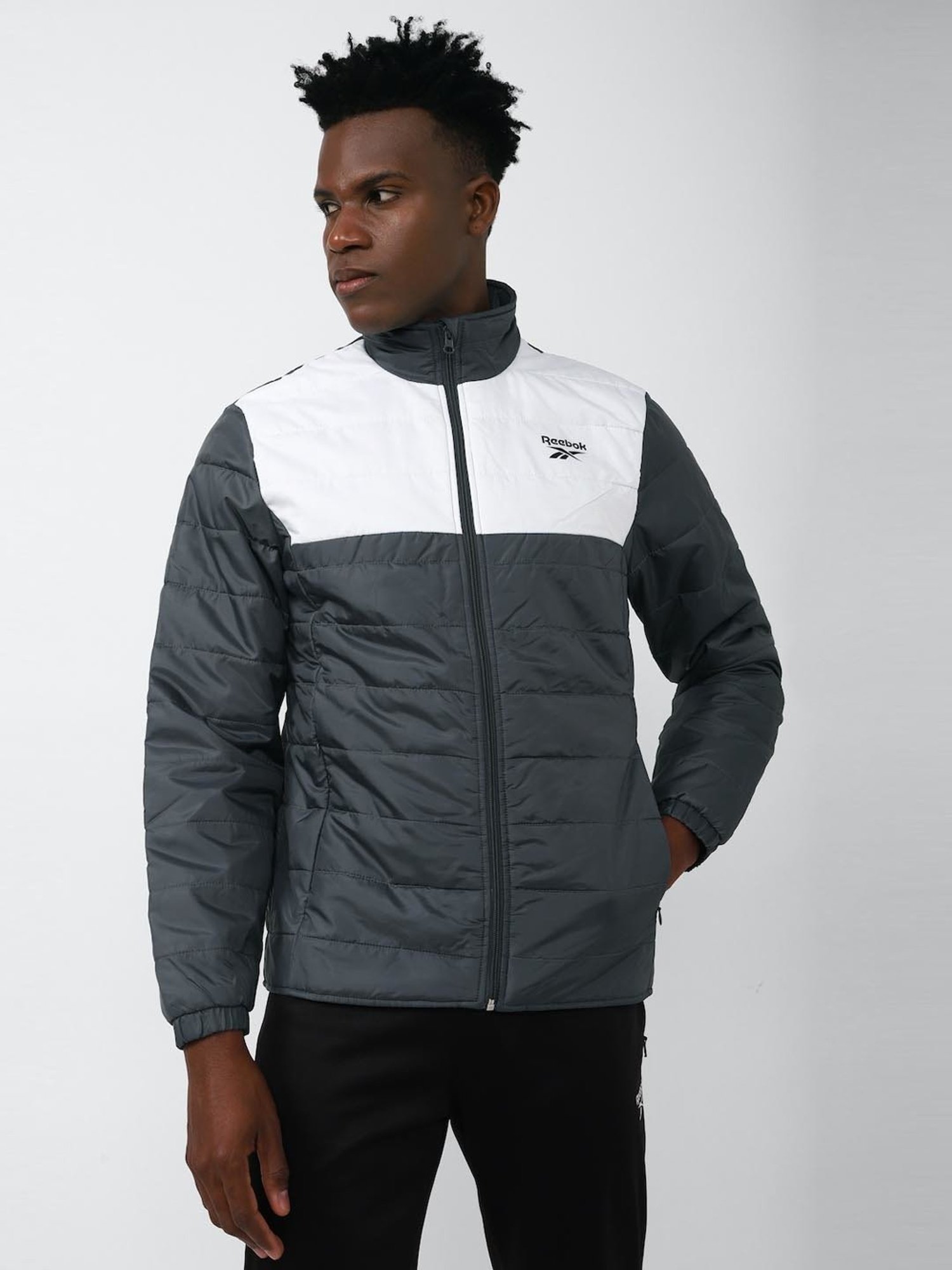 Reebok puffer jacket on sale mens