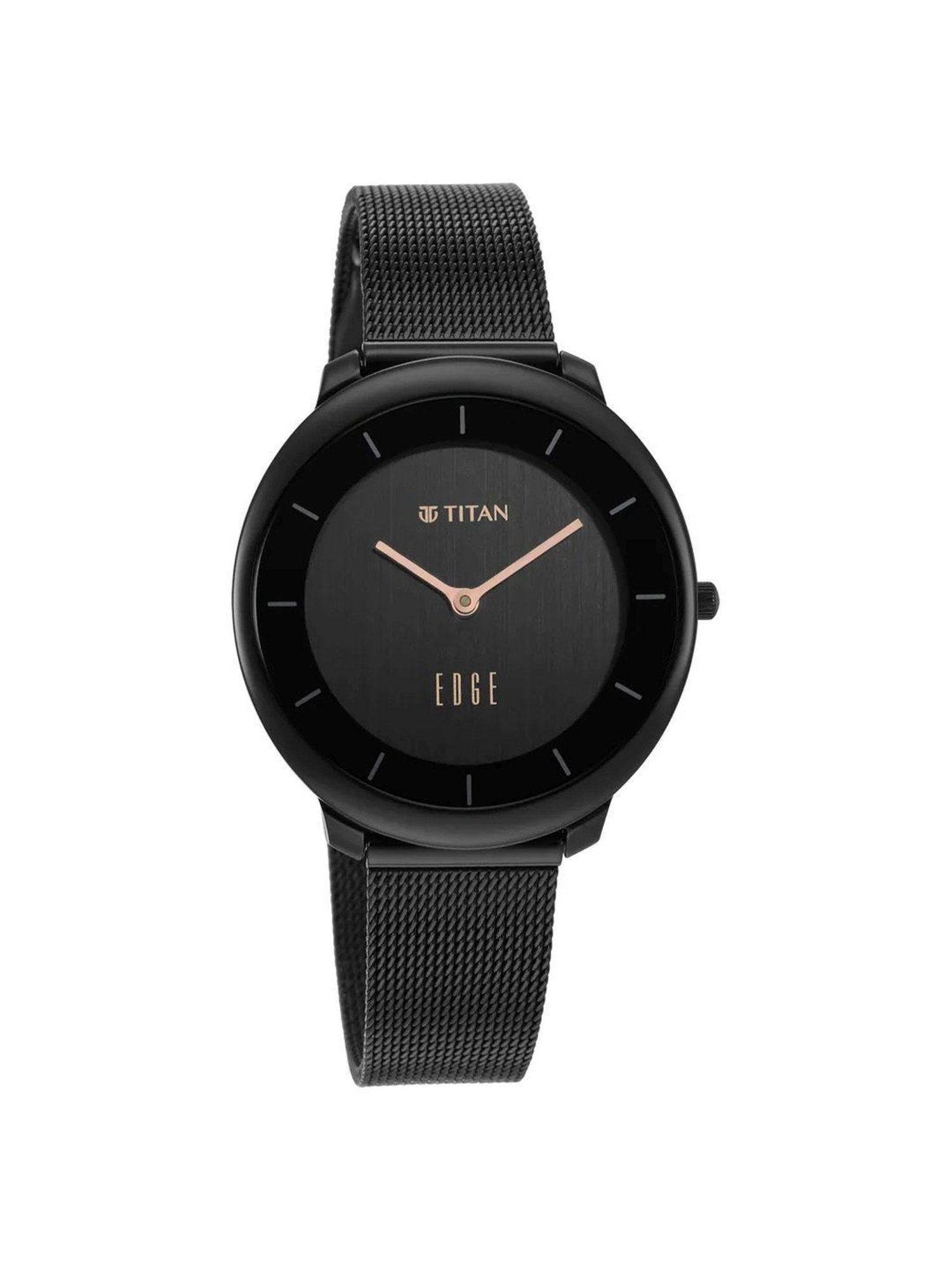 Titan edge 2025 watch black