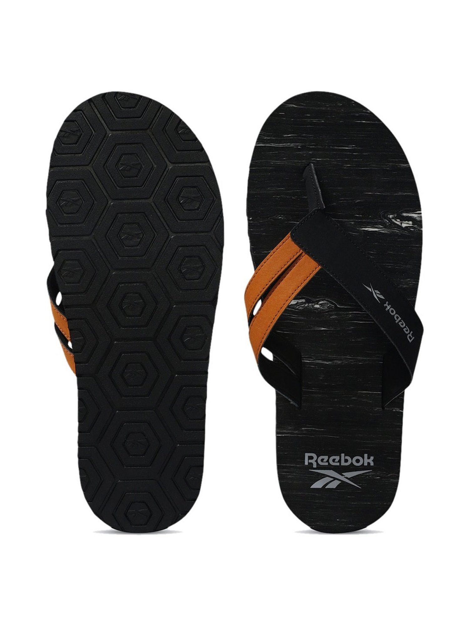 Buy Reebok Men s Hudson Black Flip Flops for Men at Best Price