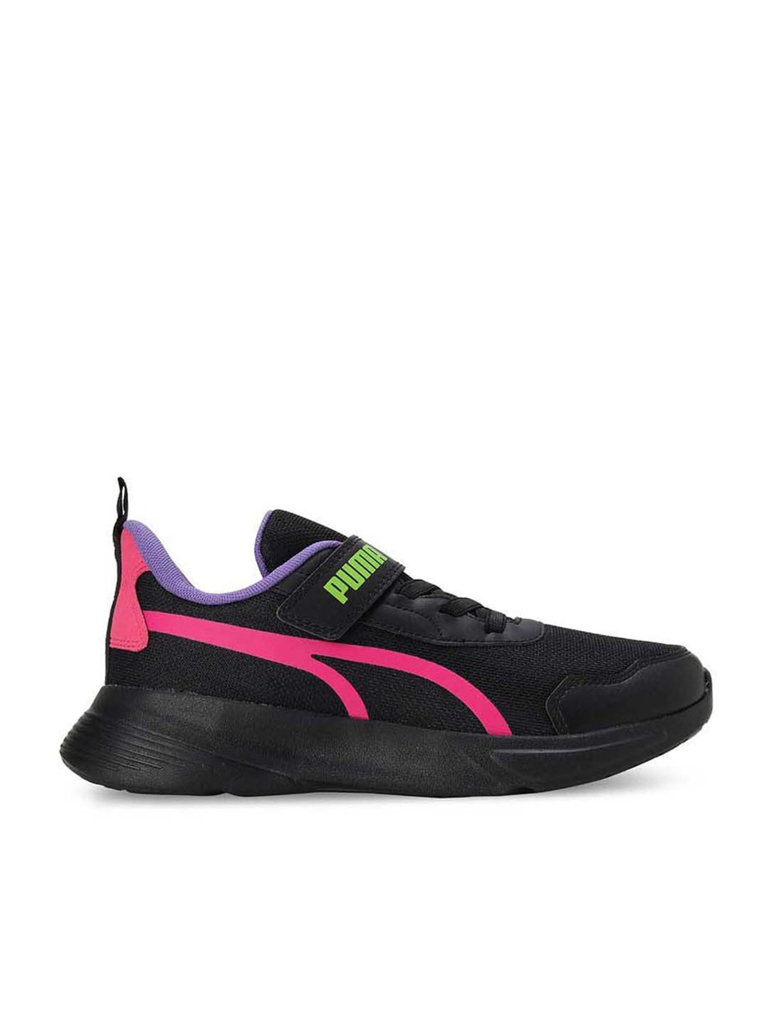 Puma shoes black and on sale pink