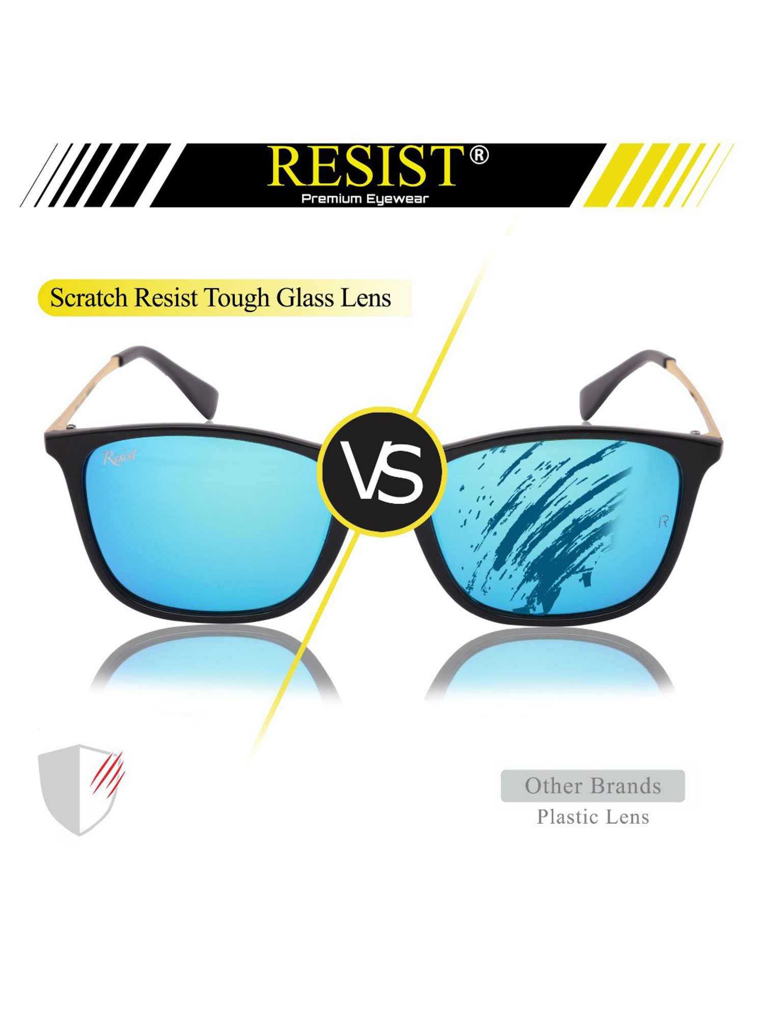 Buy Blue Sunglasses for Men by Resist Eyewear Online