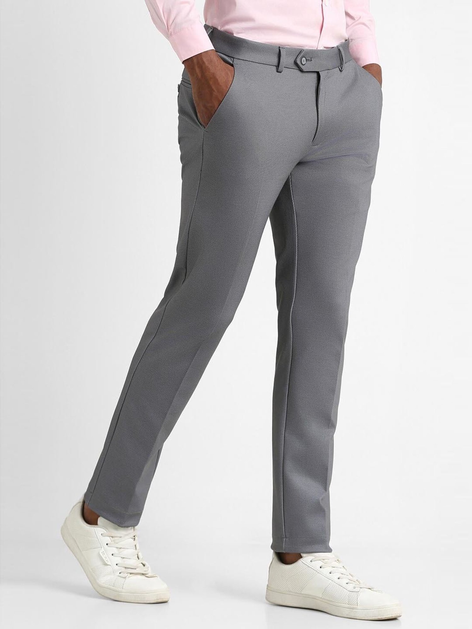 Buy Peter England Men's Slim Pants (PITFWNSPQ65324_Beige at Amazon.in