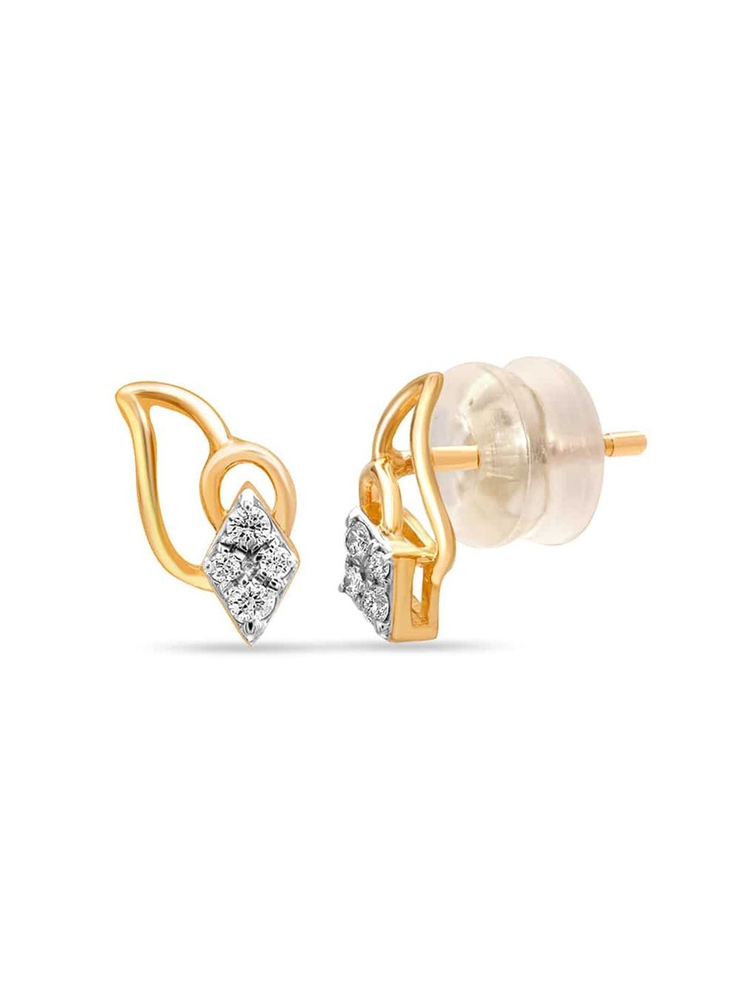 Buy Mia by Tanishq Blue Sapphire Moon 14k Gold Earrings Online At Best  Price @ Tata CLiQ