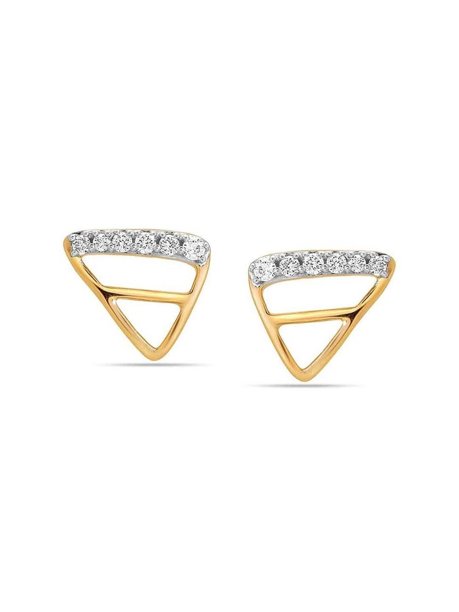 50 ct tw G/vs1 14K martini set diamond studs - H. Horwitz Jewelers