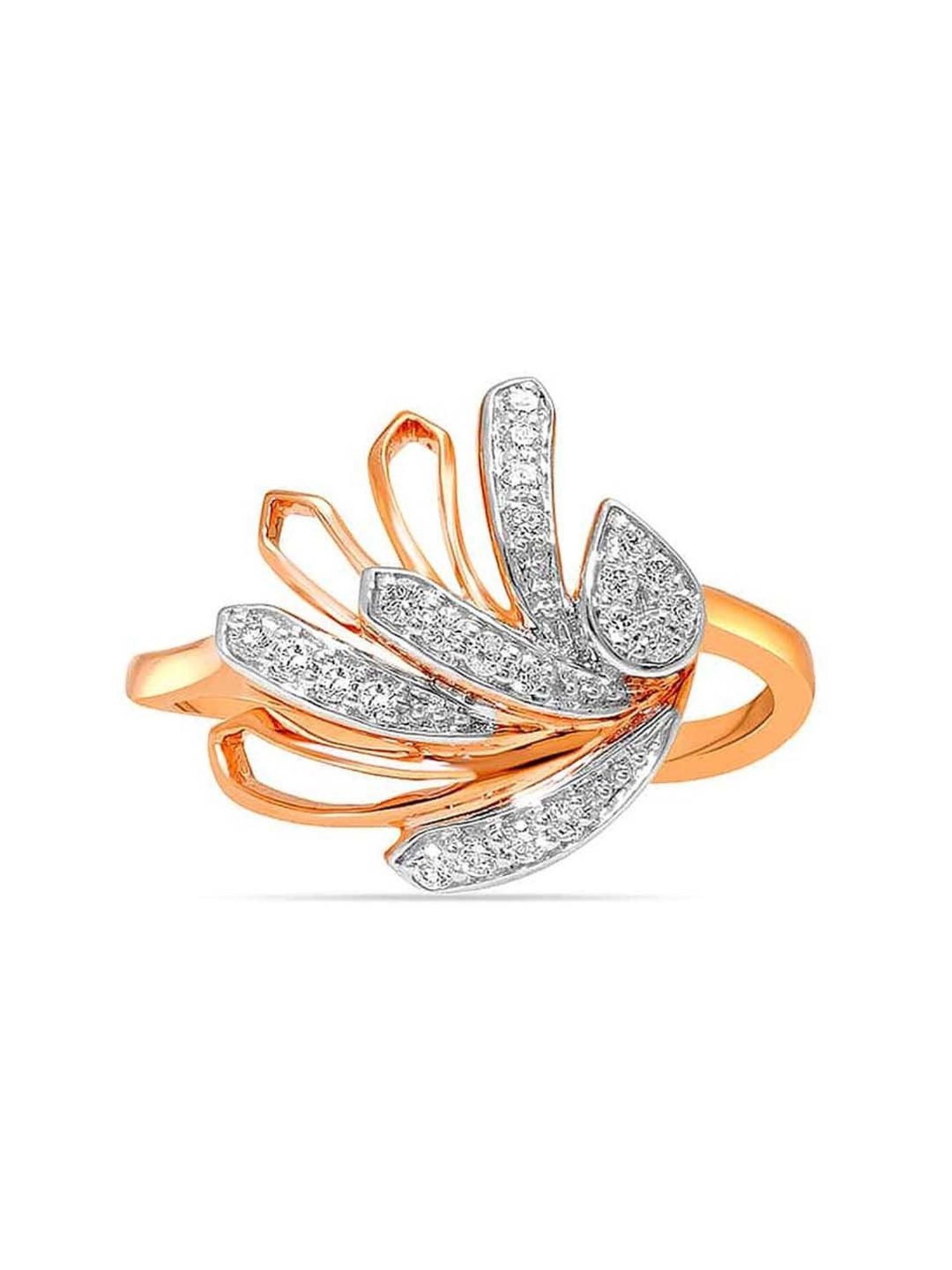 Stunning 18 Karat Rose Gold And Diamond Cocktail Ring