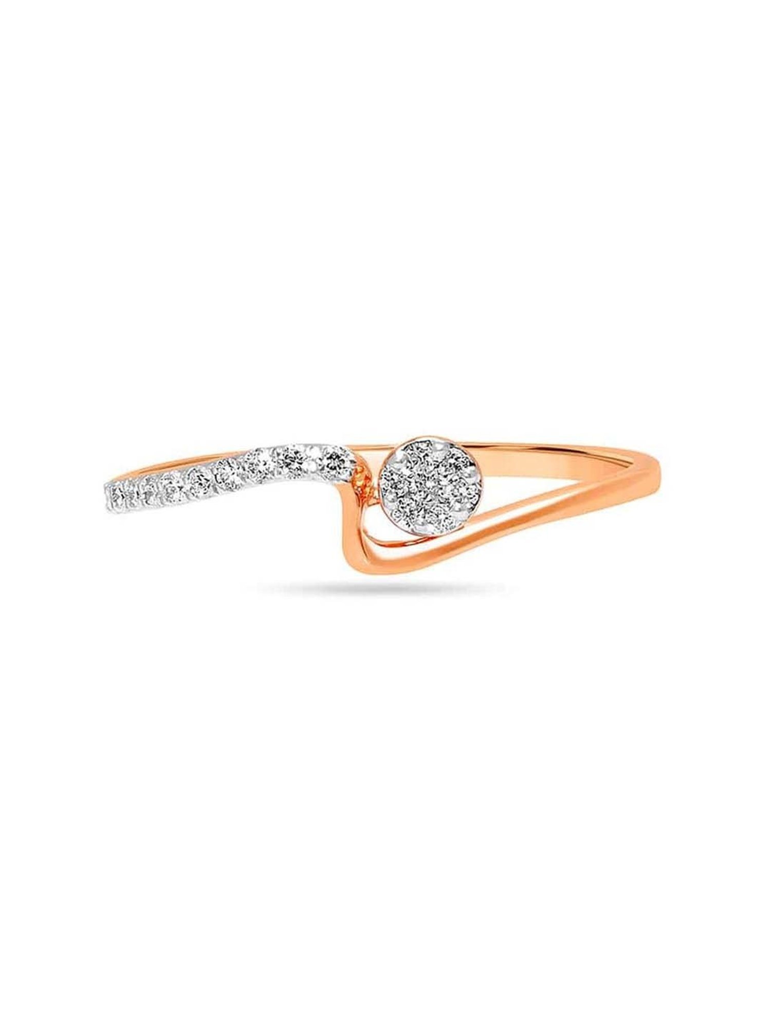 Classy Leafy Diamond Ring