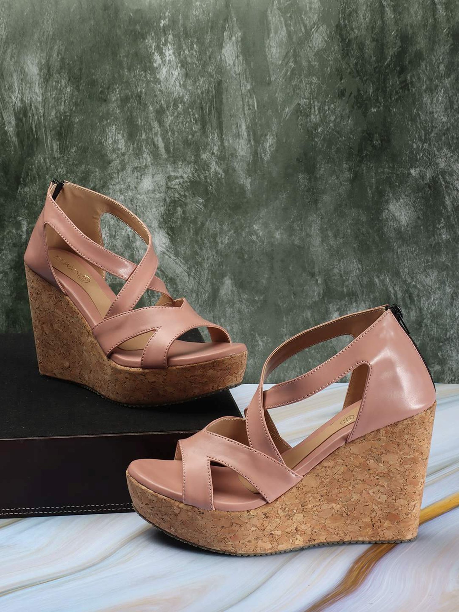 Colorful wedges on sale