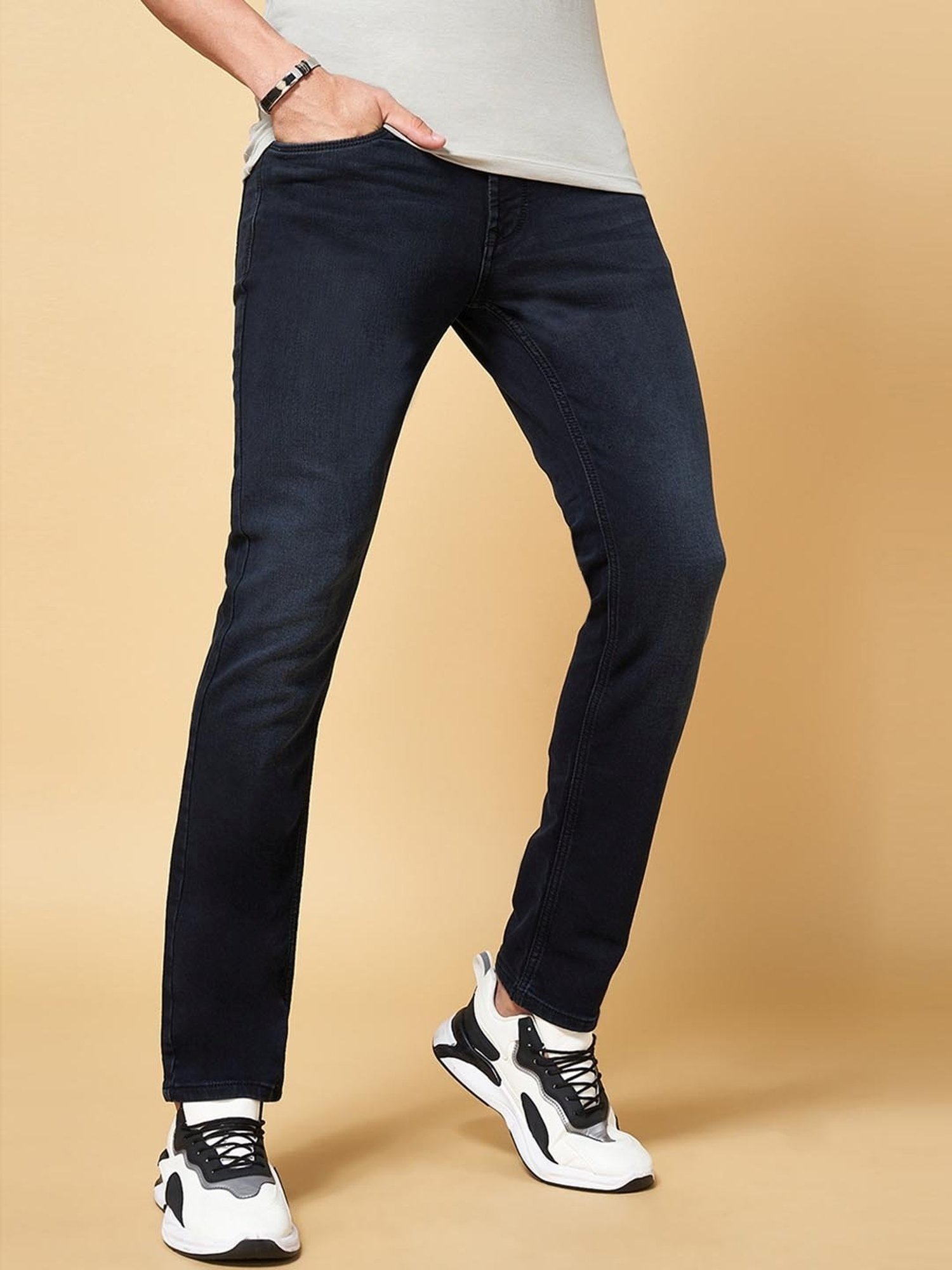 Buy SF Jeans By Pantaloons Men Blue Skinny Fit Jeans Online at Low Prices  in India - Paytmmall.com