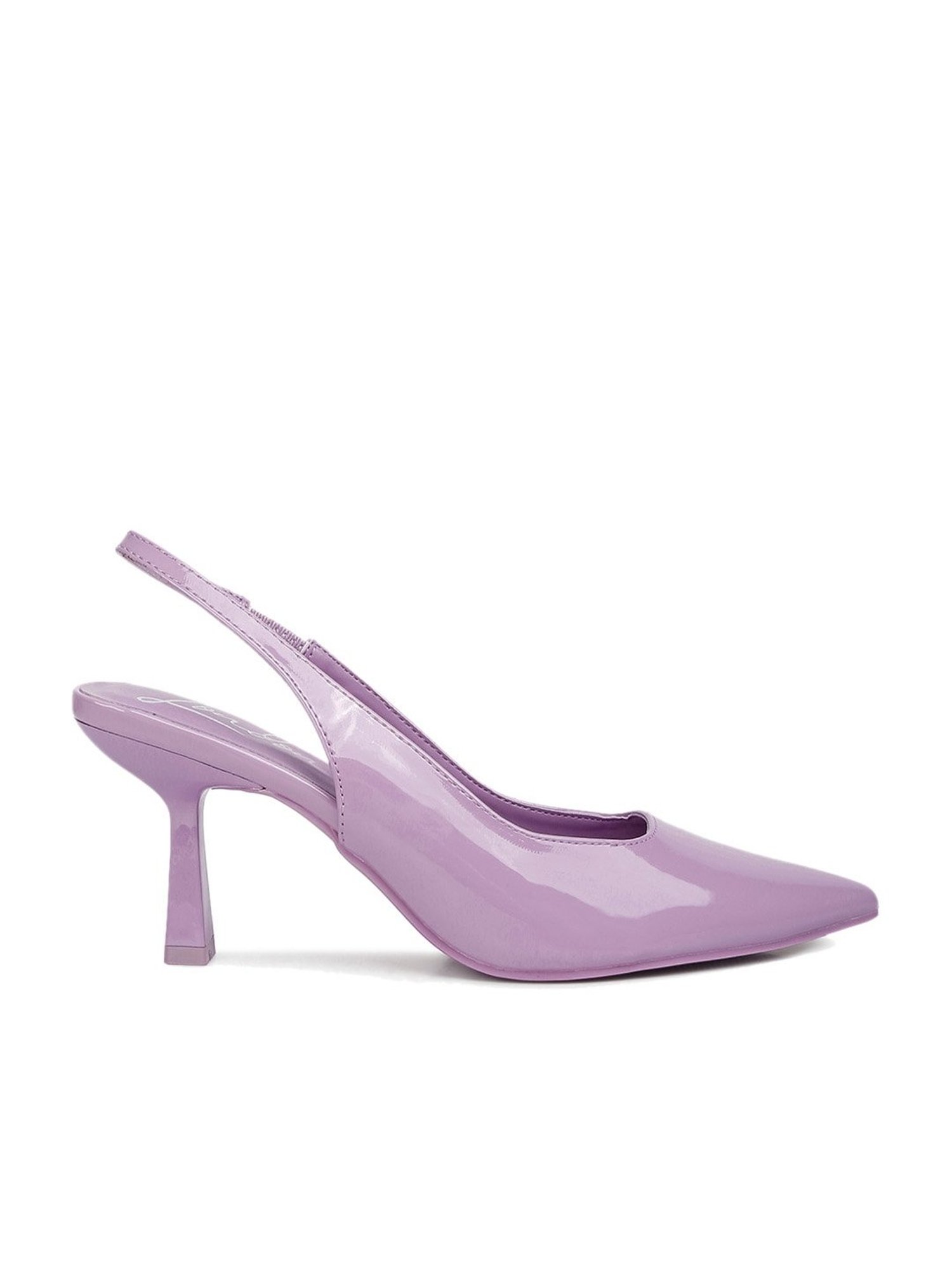 Womens Blakely Royal Lilac Satin Pointy-toe D'orsay Mid-heel Dress Pump |  Nina Shoes