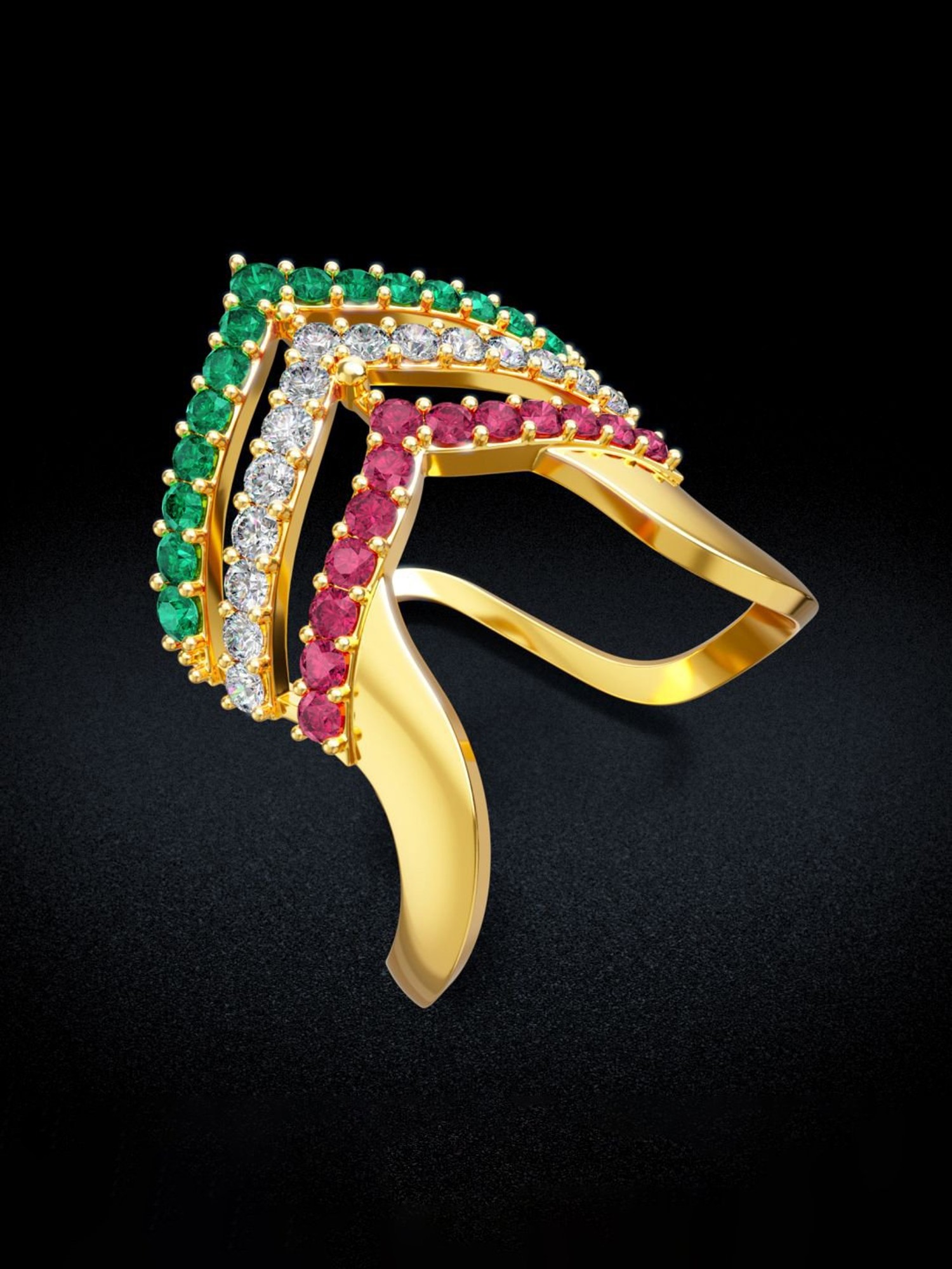 Silver Beautiful Vanki Ring – GIVA Jewellery-demhanvico.com.vn
