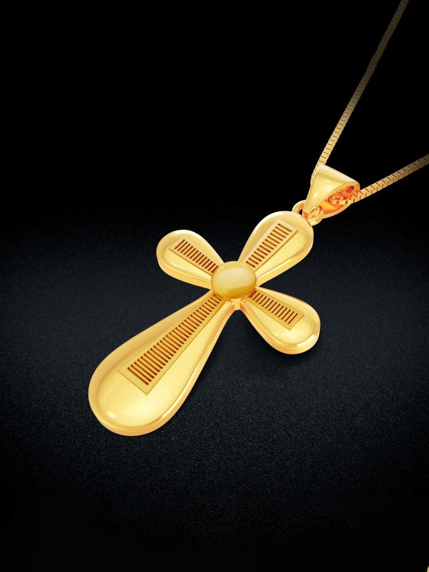 Buy Joyalukkas Gold 22K Holy Cross Pendant for Unisex Online At Best Price Tata CLiQ