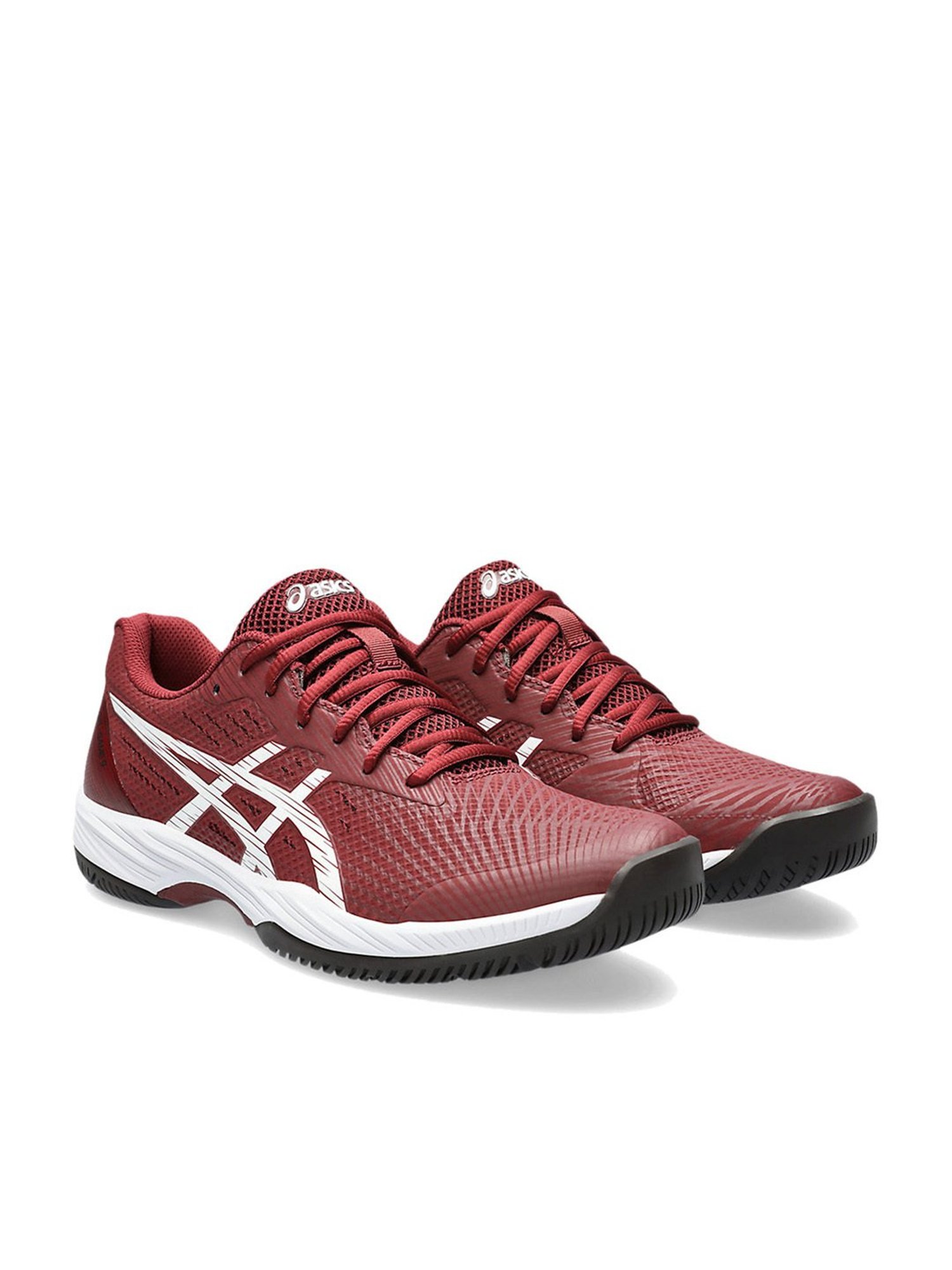 Asics maroon sale shoes