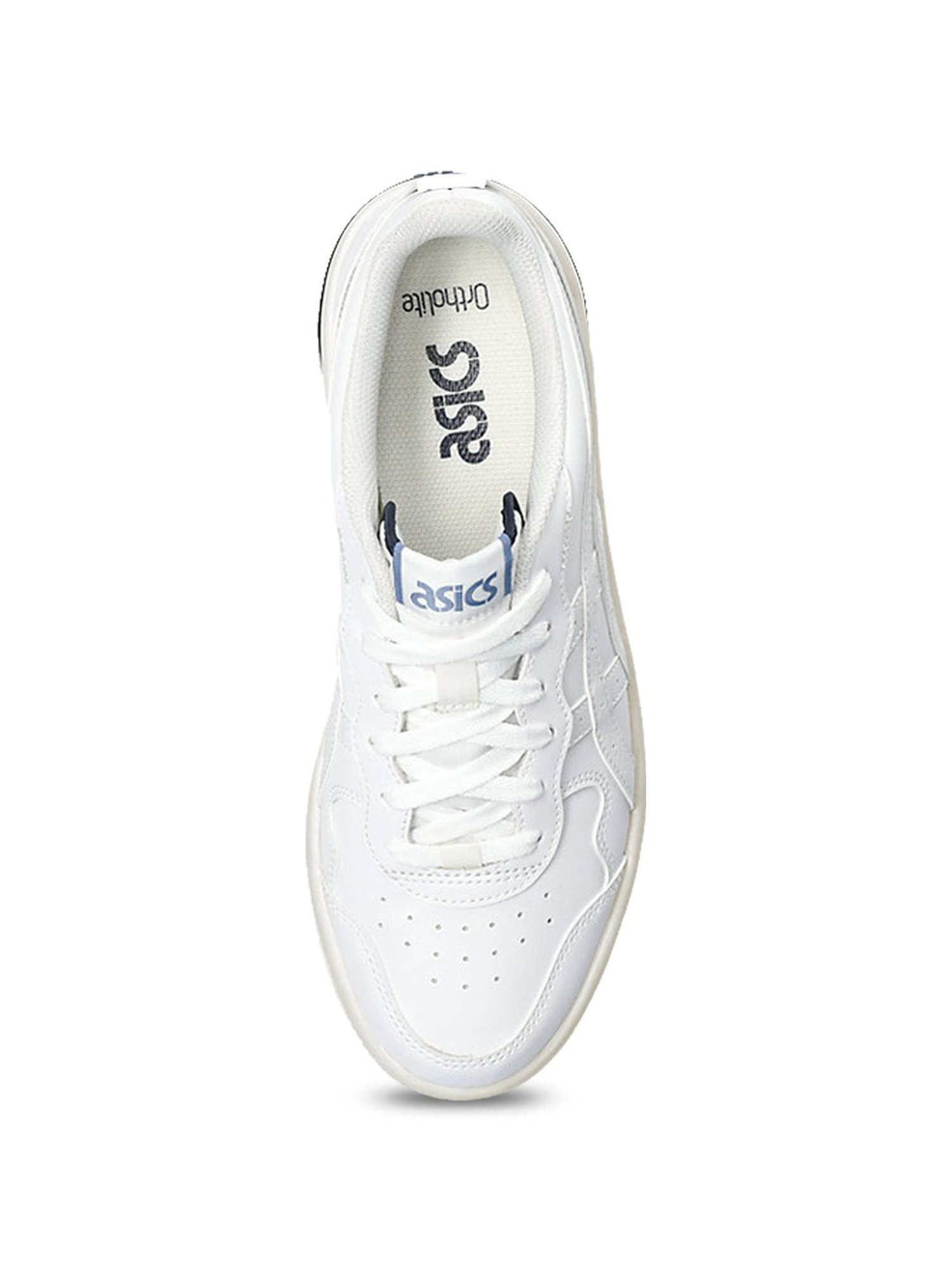 All white best sale asics