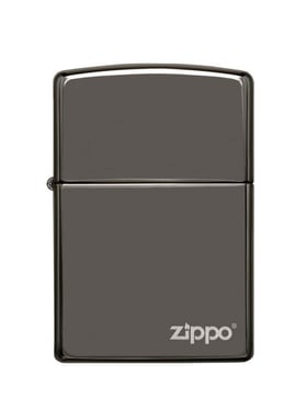 Buy Zippo Black with Logo Brass Pocket Lighter at Best Price