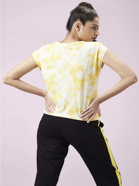 Ajile by Pantaloons Grey Printed Sports T-Shirt
