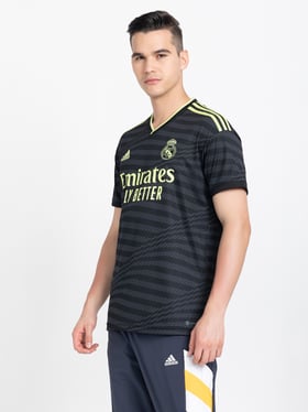 Buy adidas Black Regular Fit Real Madrid Jersey for Men's Online