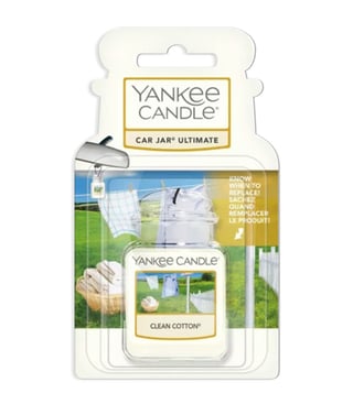Yankee Candle Medium Clean Cotton Ultimate Car Jar Air Freshener