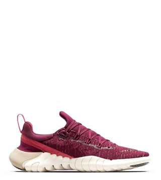 Nike free shop rn burgundy