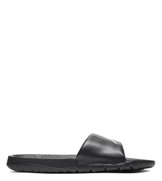 Jordan best sale black sandals