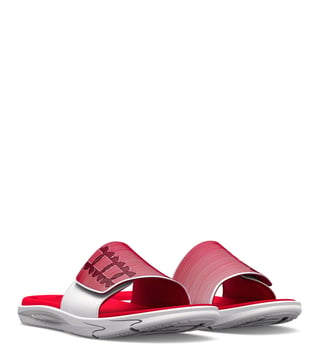 Pink under best sale armour slides