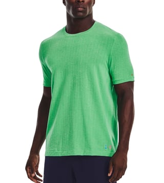 Under Armour RUSH Green Muscle Fit Training T-Shirt