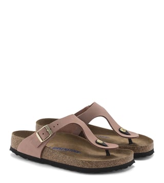 Buy Birkenstock Gizeh Old Rose Regular Width T Strap Sandals for